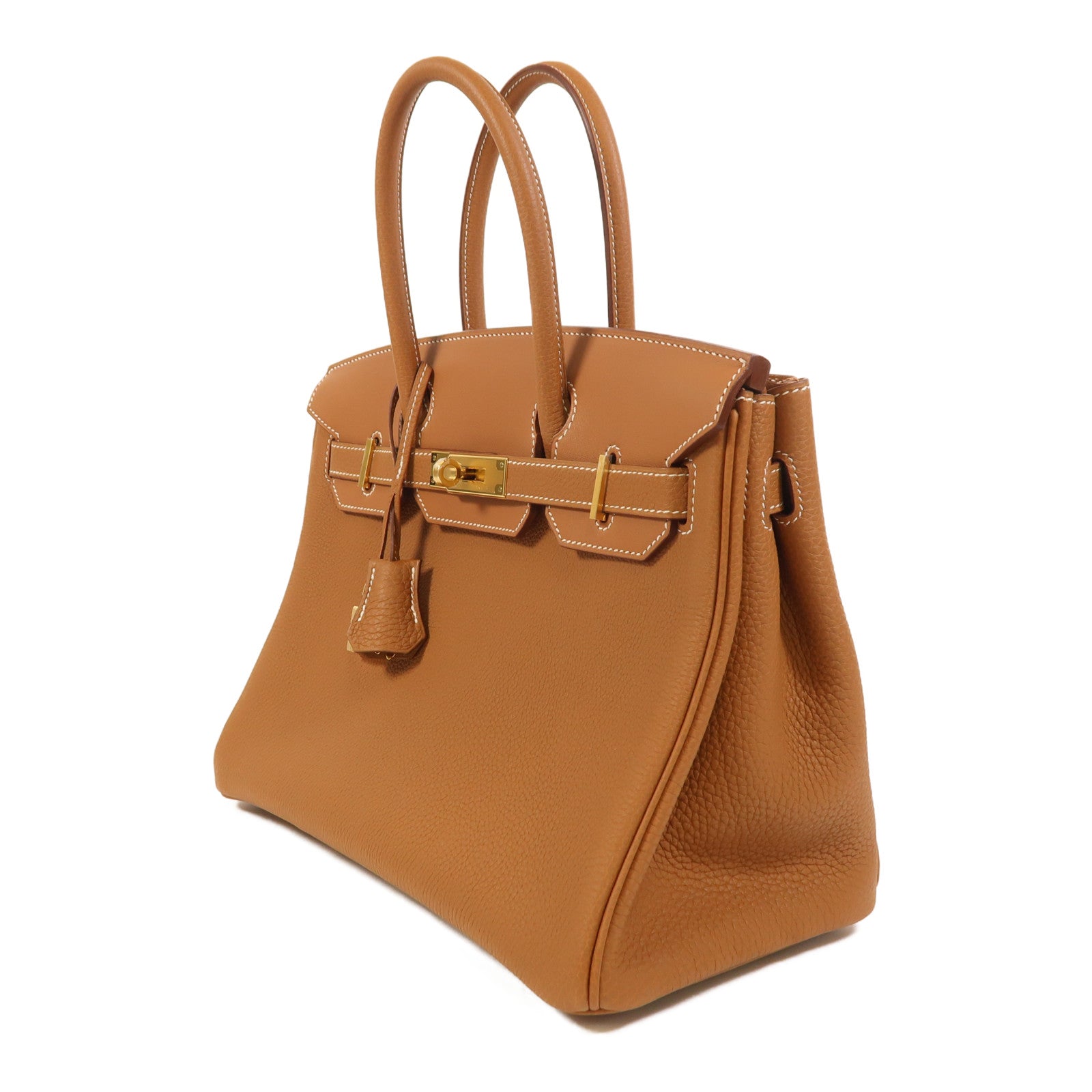 HERMES Togo皮革Birkin 30金扣手挽袋Gold