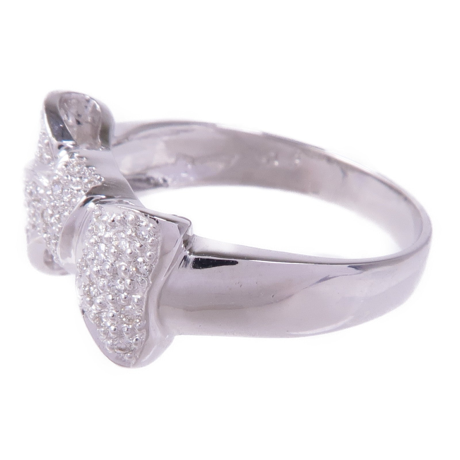JEWELRY 【激減優惠】18K白金Diamond Ring鑽石戒指US#5.75