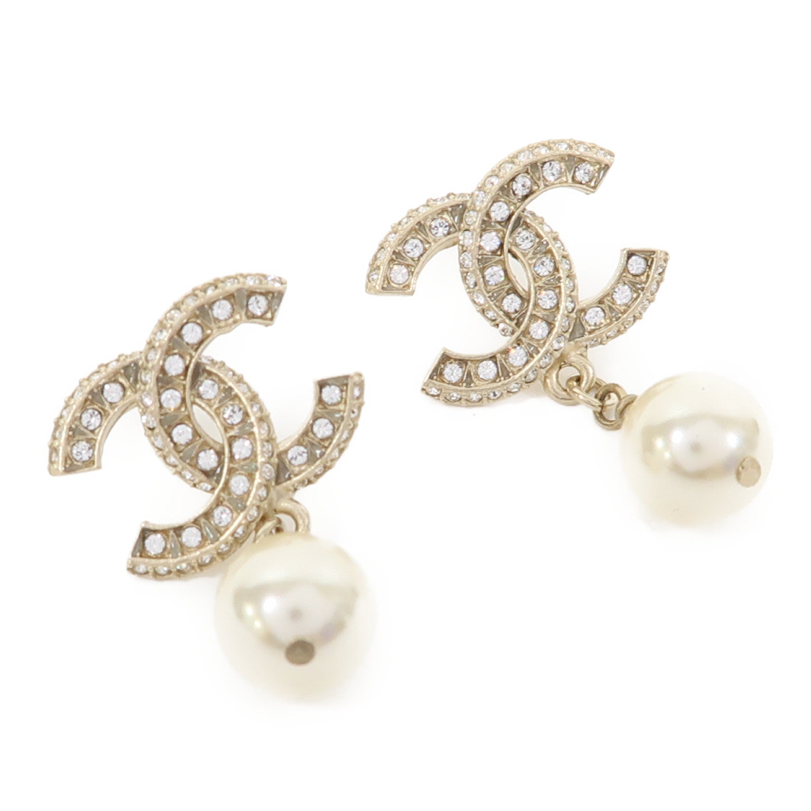 CHANEL 金屬Earrings耳環金色