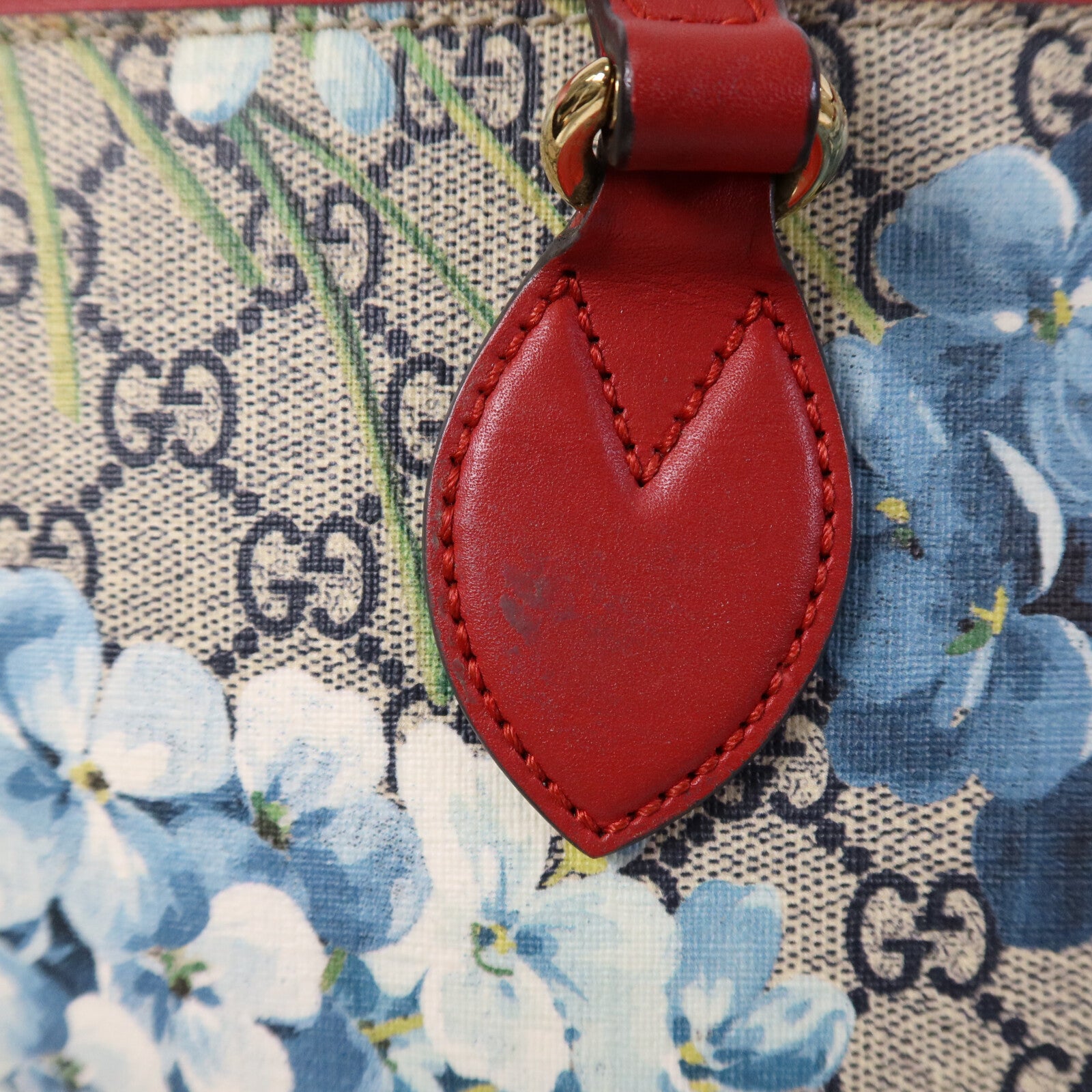 GUCCI 塗層帆布GG Supreme Blooms Tote Bag金扣手挽袋