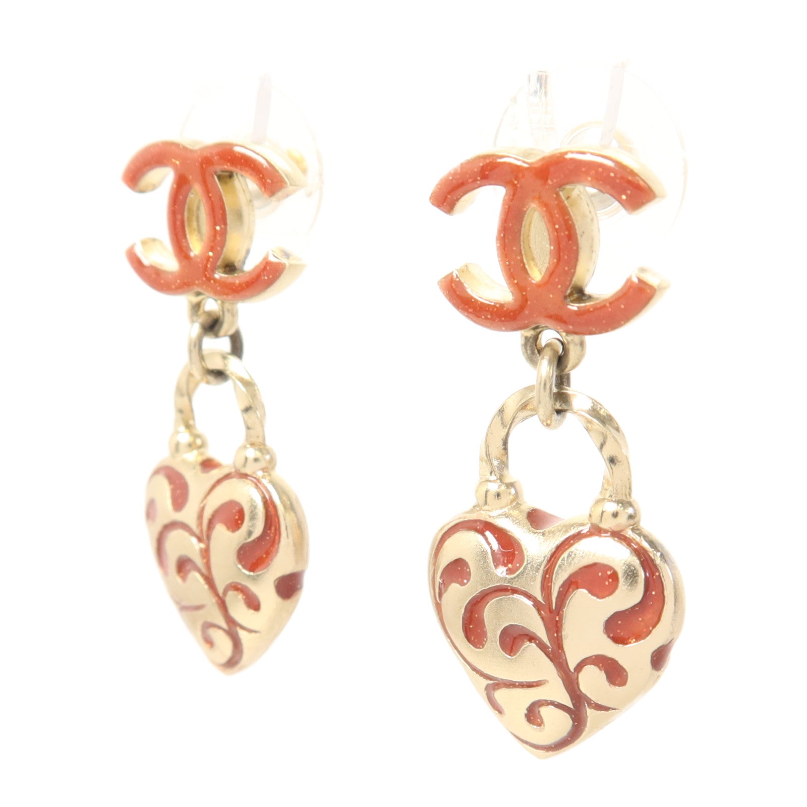 CHANEL 金屬Pierced Earrings耳環