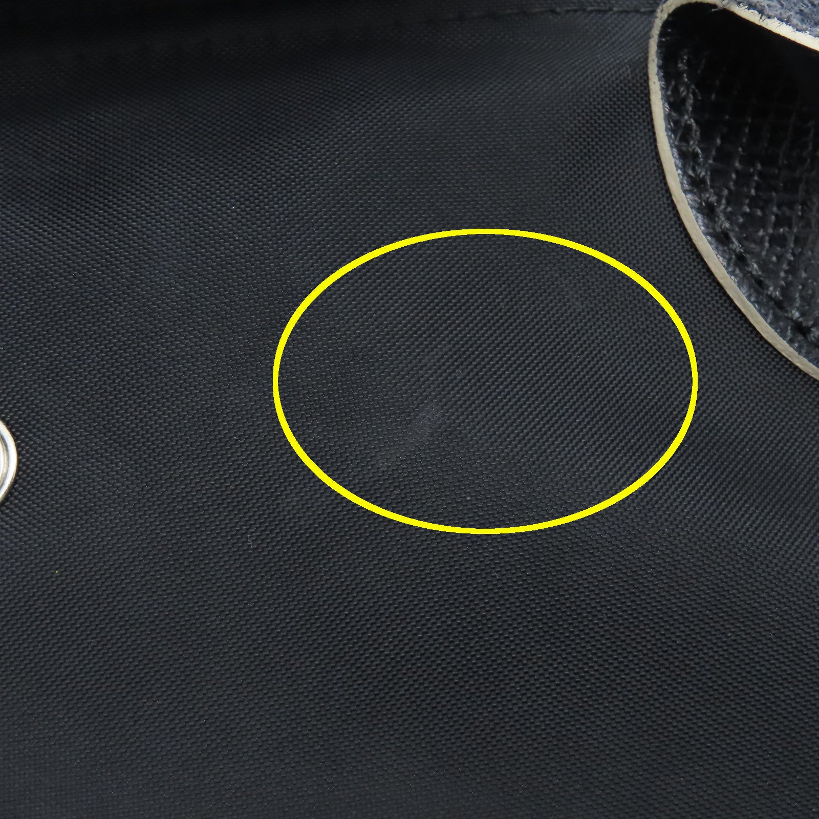 Longchamp 尼龍Shoulder Bag銀扣肩背袋黑色/米色