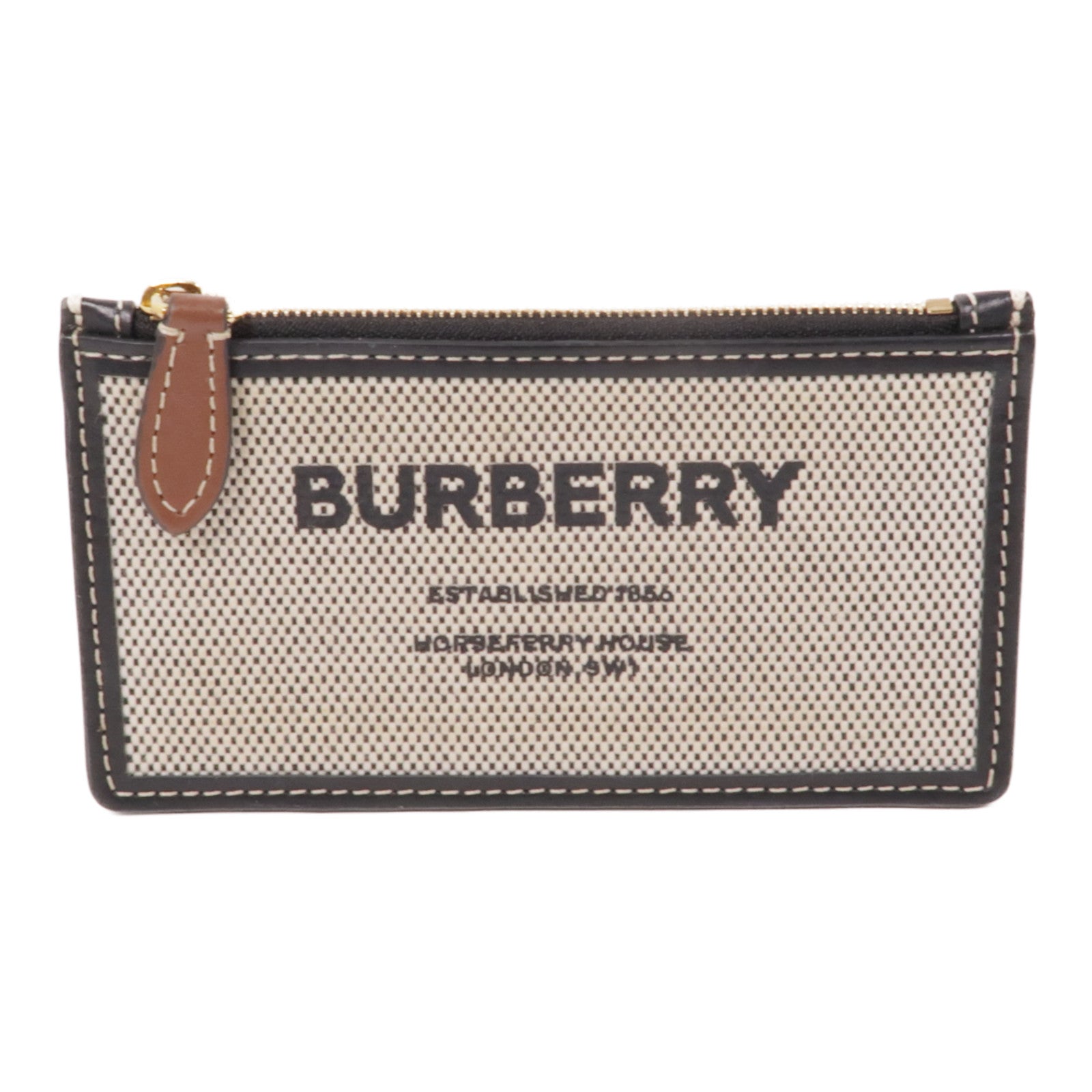BURBERRY 帆布Card Case金扣卡片套
