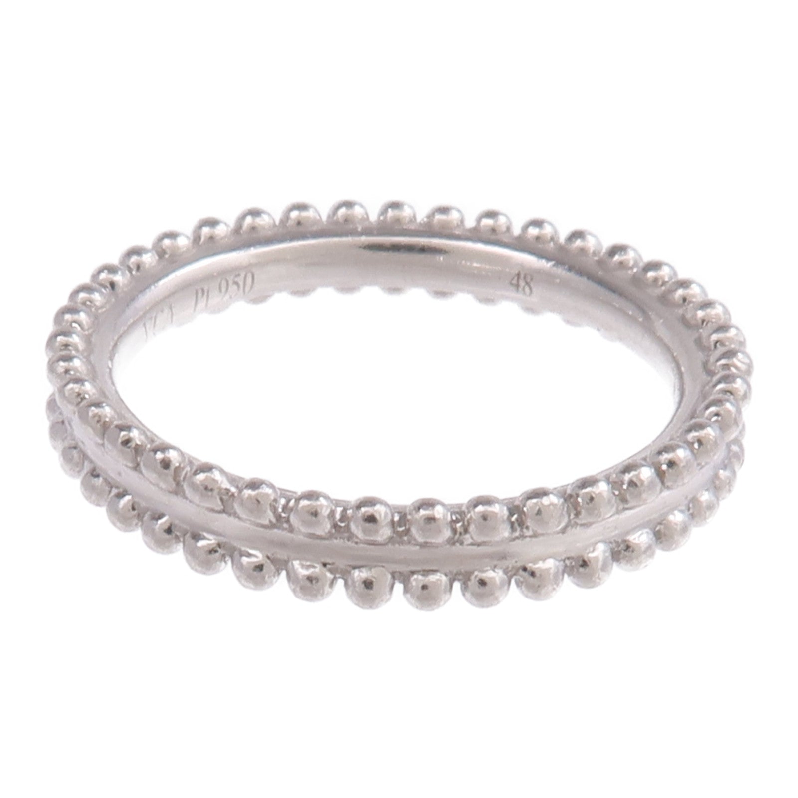 Van Cleef & Arpels PT950鉑金Estelle Ring戒指VCA#48/US#4.5