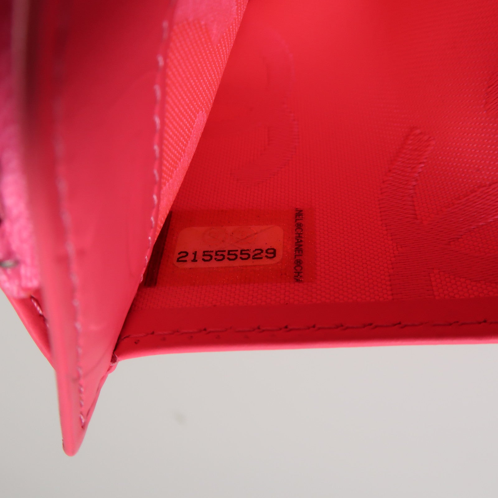 CHANEL 菱格牛皮皮革Cambon Line Fold Wallet銀扣折疊錢包黑色