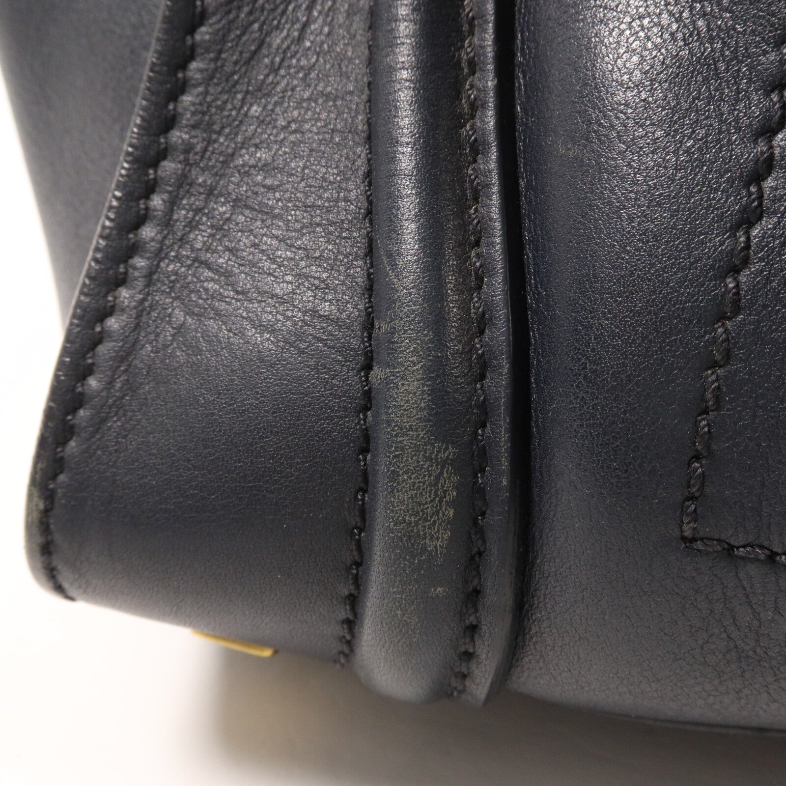 CELINE 牛皮皮革Micro Luggage手挽袋