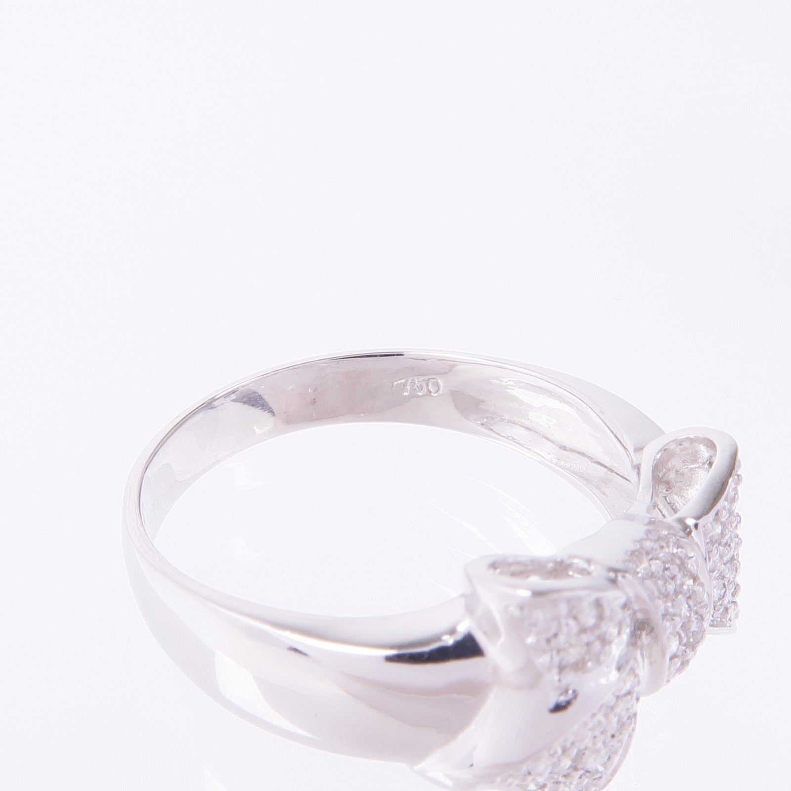 JEWELRY 【激減優惠】18K白金Diamond Ring鑽石戒指US#5.75