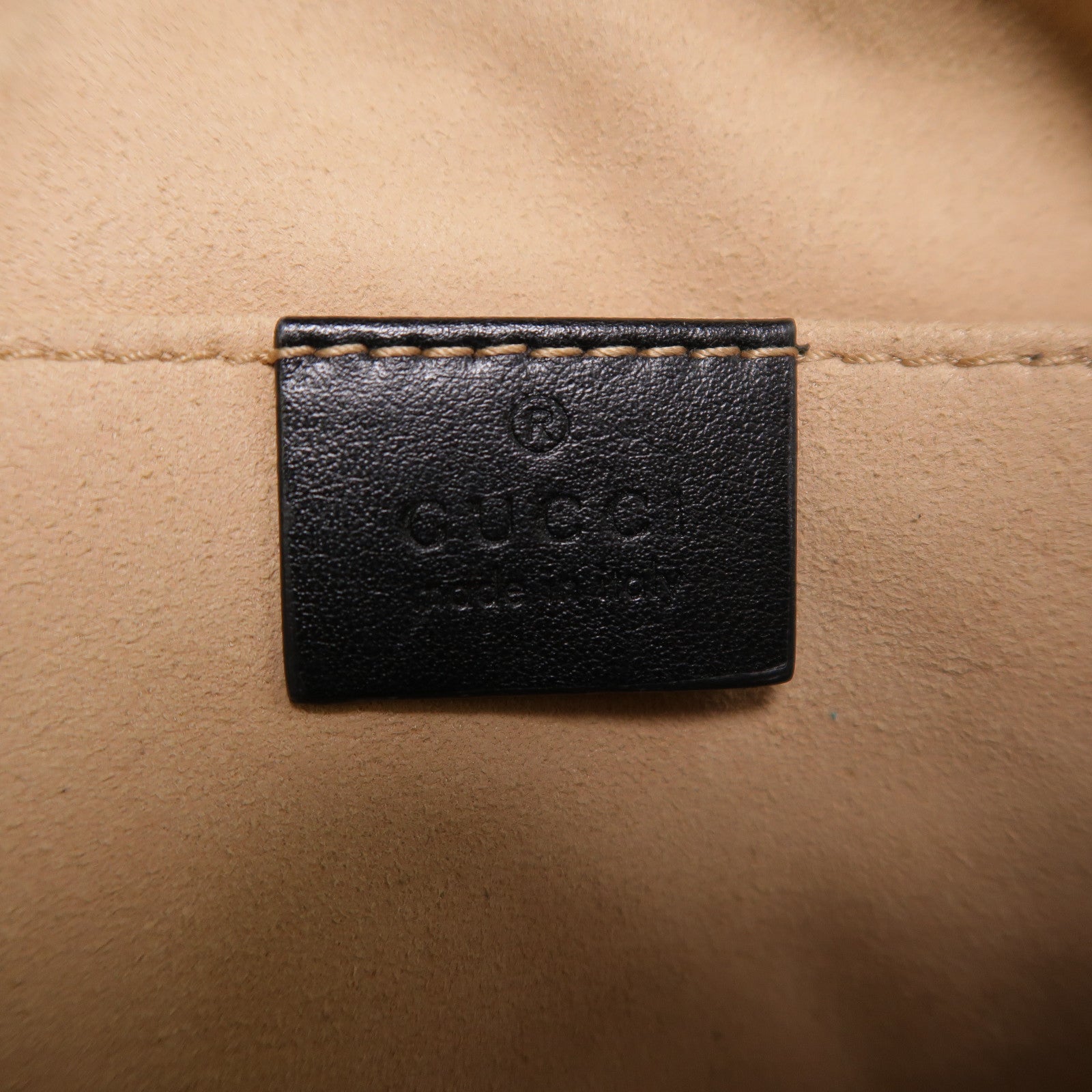 GUCCI 牛皮皮革GG Marmont Chain Shoulder Bag金扣肩背袋黑色