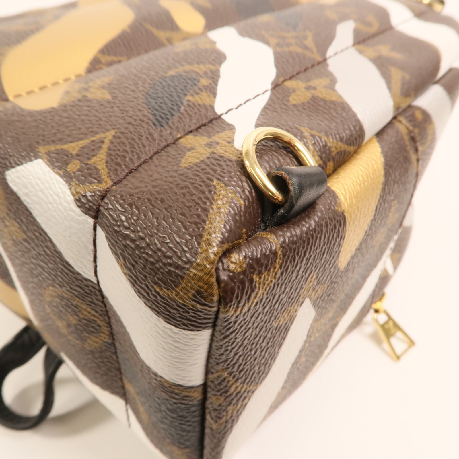 LOUIS VUITTON Monogram LVxLoL Palm Springs Backpack金扣背包