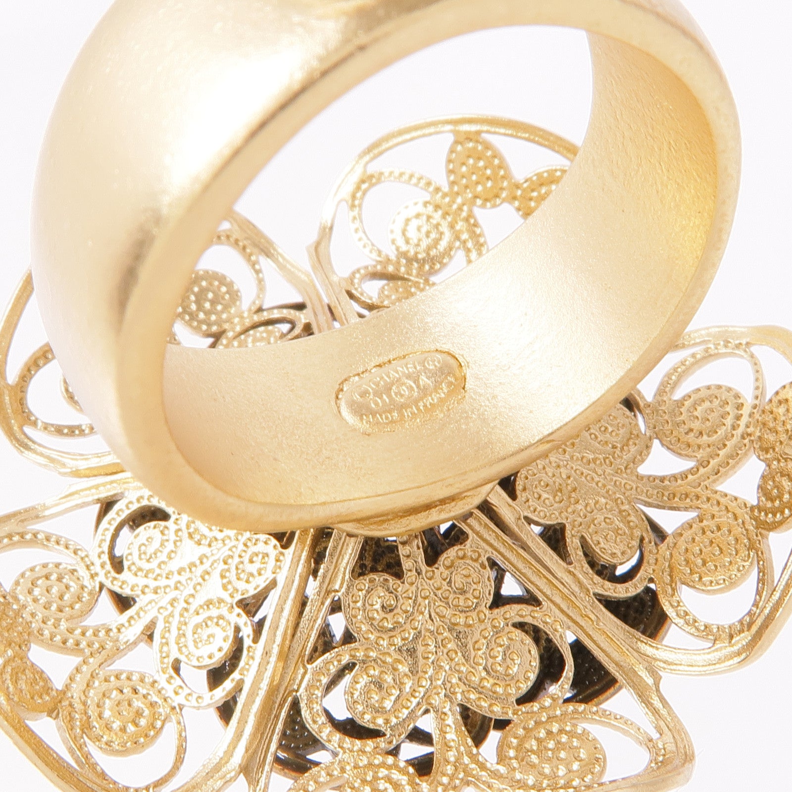 CHANEL 金屬Ring戒指US#6.25