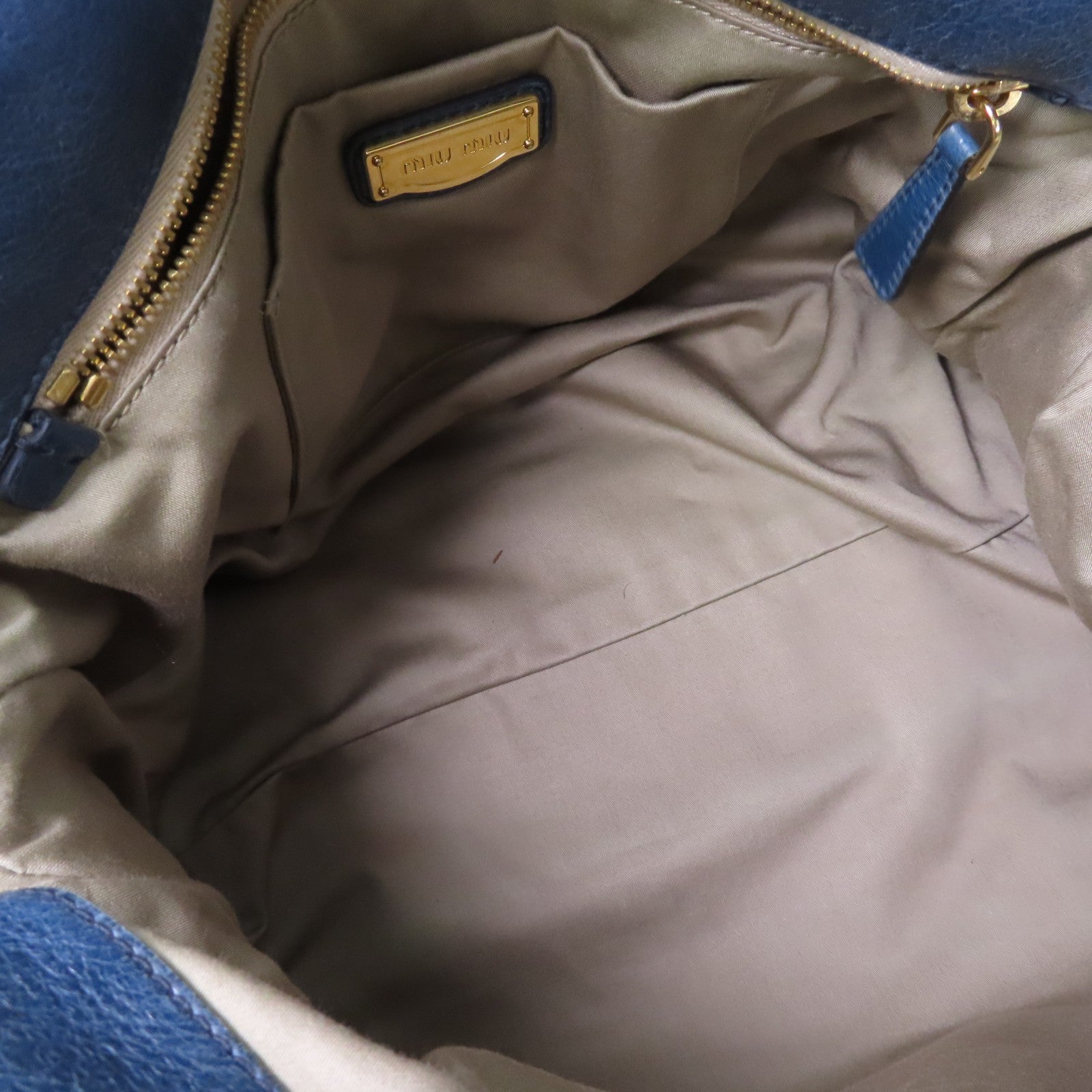Miu Miu 牛皮皮革2Way Shoulder Bag金扣手挽肩背兩用袋