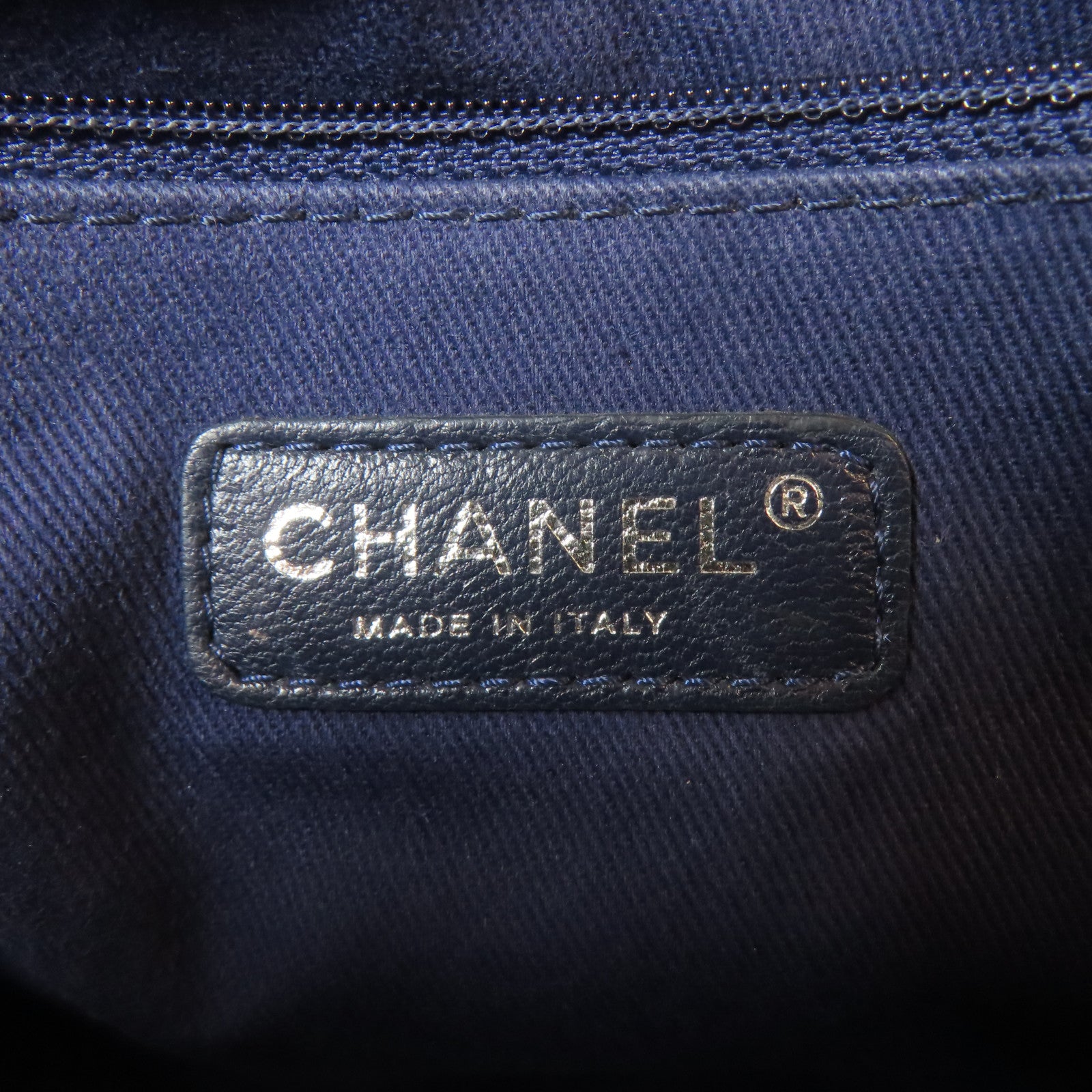CHANEL 【激減優惠】菱格牛皮皮革Chain Shoulder Bag銀扣鏈帶肩背袋灰色