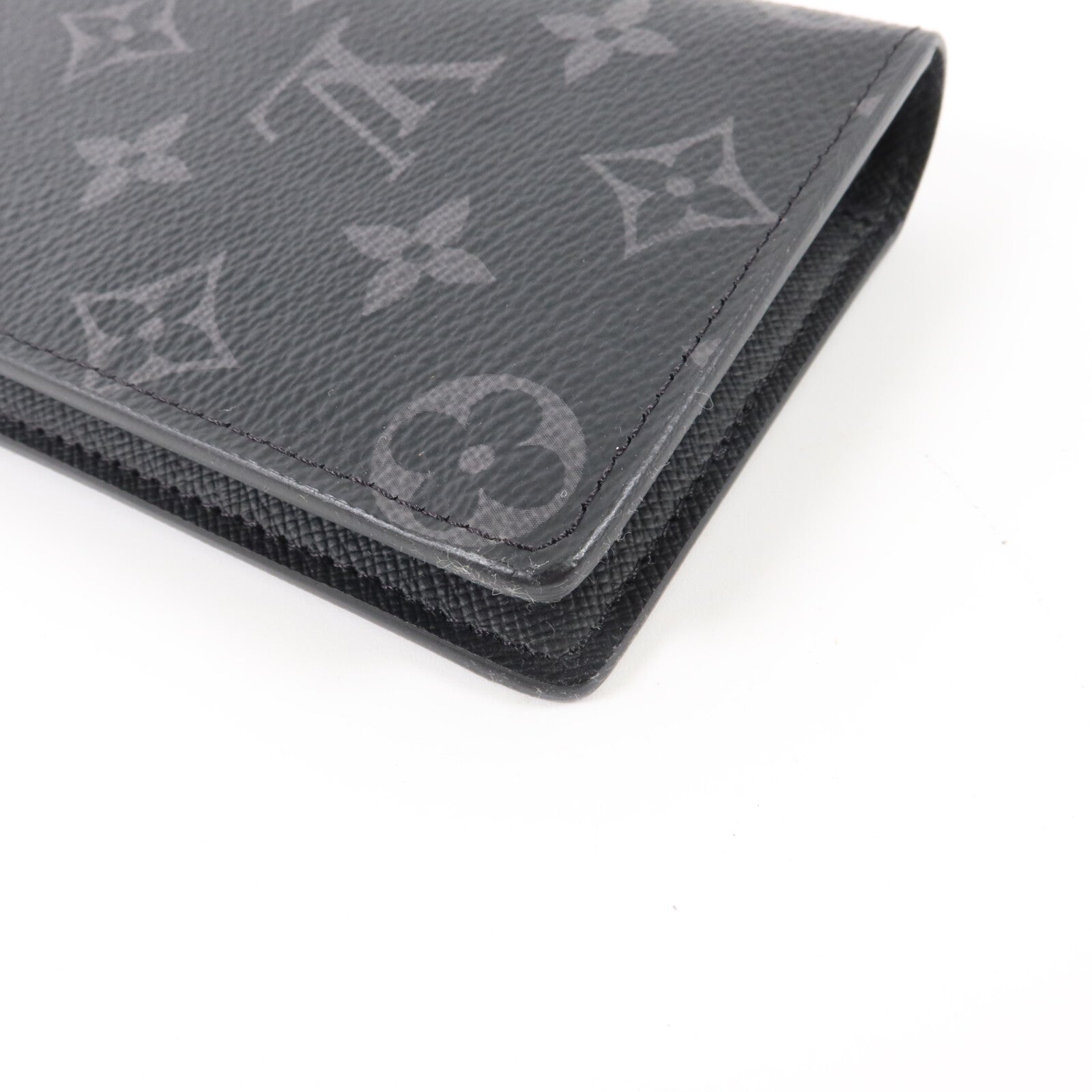 LOUIS VUITTON Monogram Eclipse Brazza長錢包
