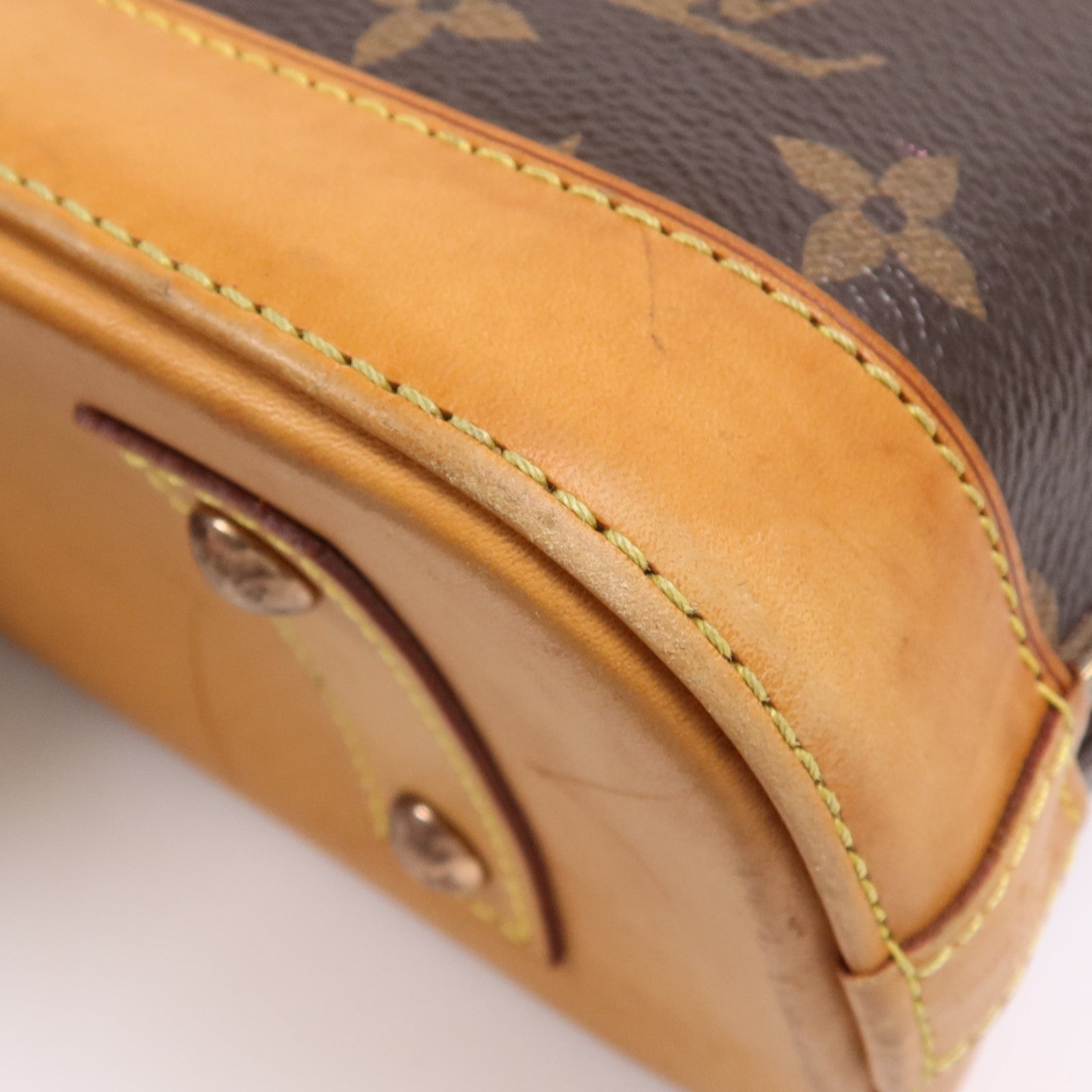 LOUIS VUITTON Monogram Alma BB金扣手挽肩背兩用袋