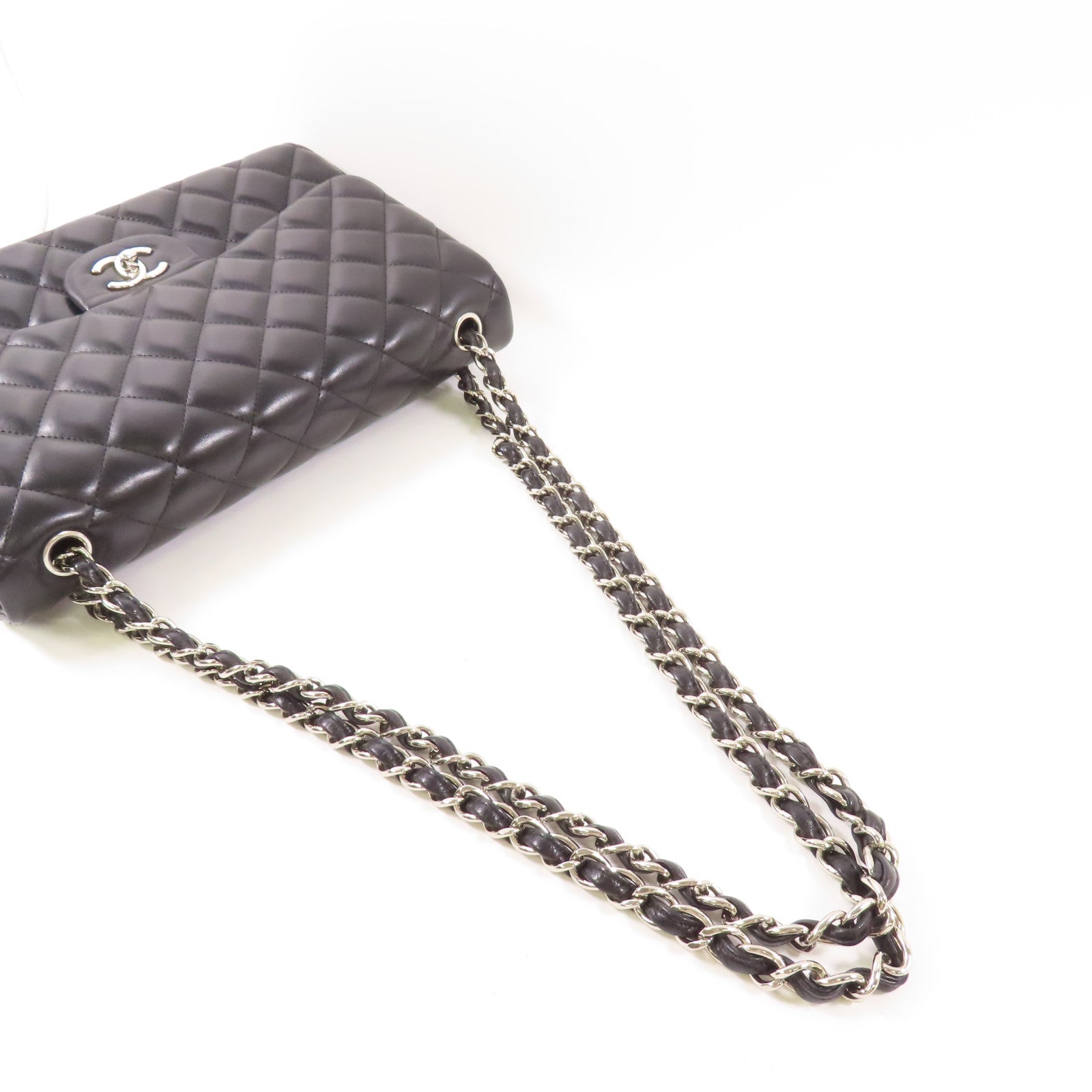 CHANEL CC SHW Large Classic Chain Shoulder Bag Black