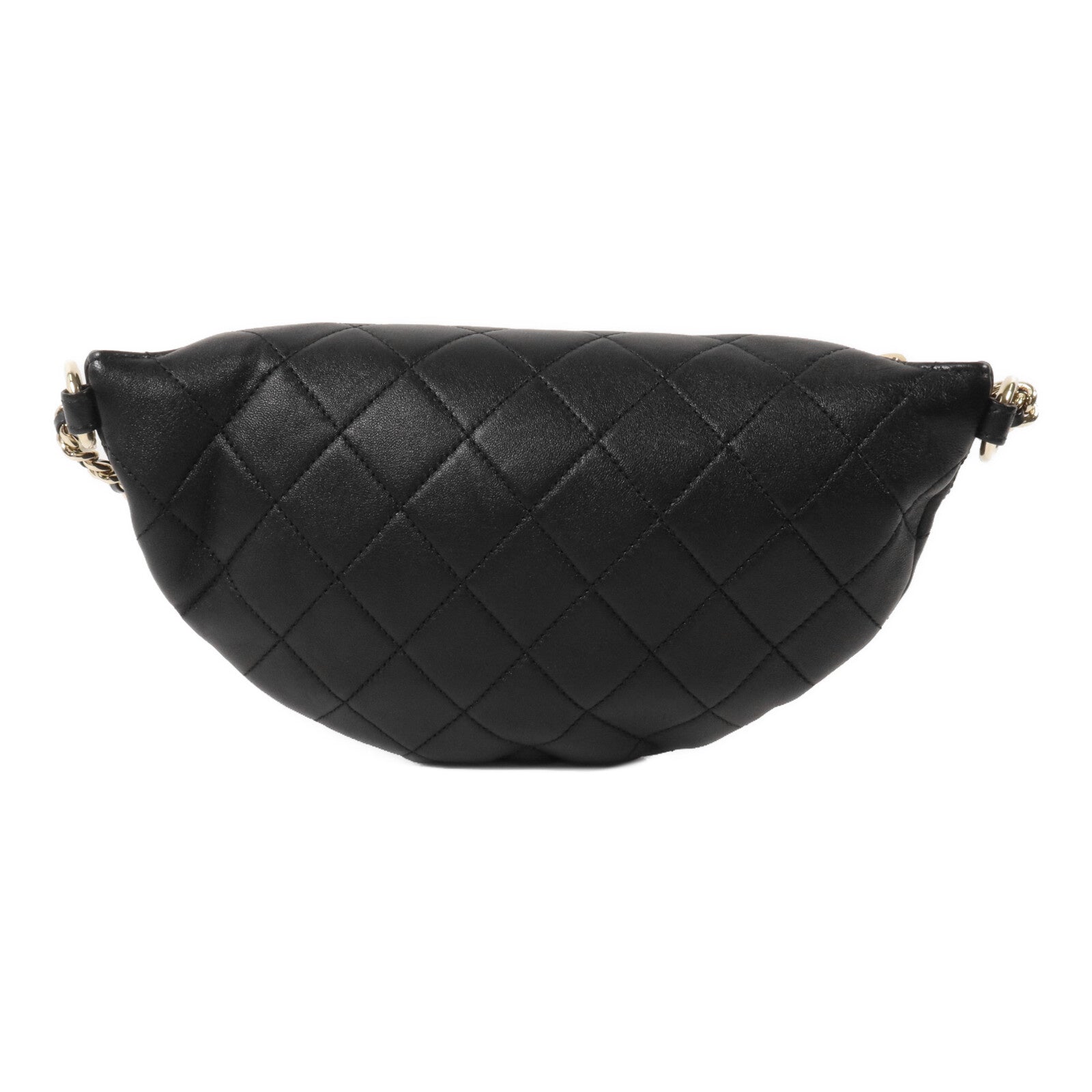 CHANEL 牛皮皮革Studded CC Waist Bag鏈帶腰包