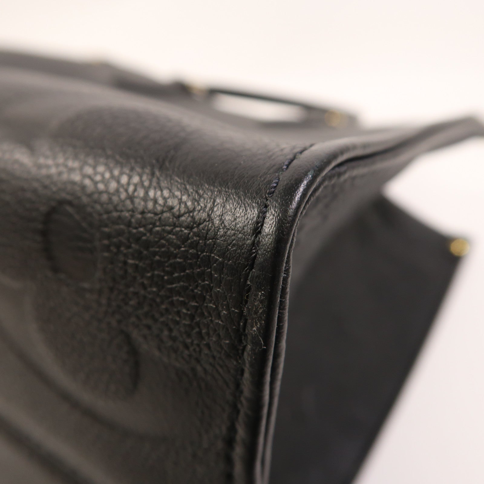 LOUIS VUITTON Monogram Empreinte On The Go MM金扣手挽肩背兩用袋