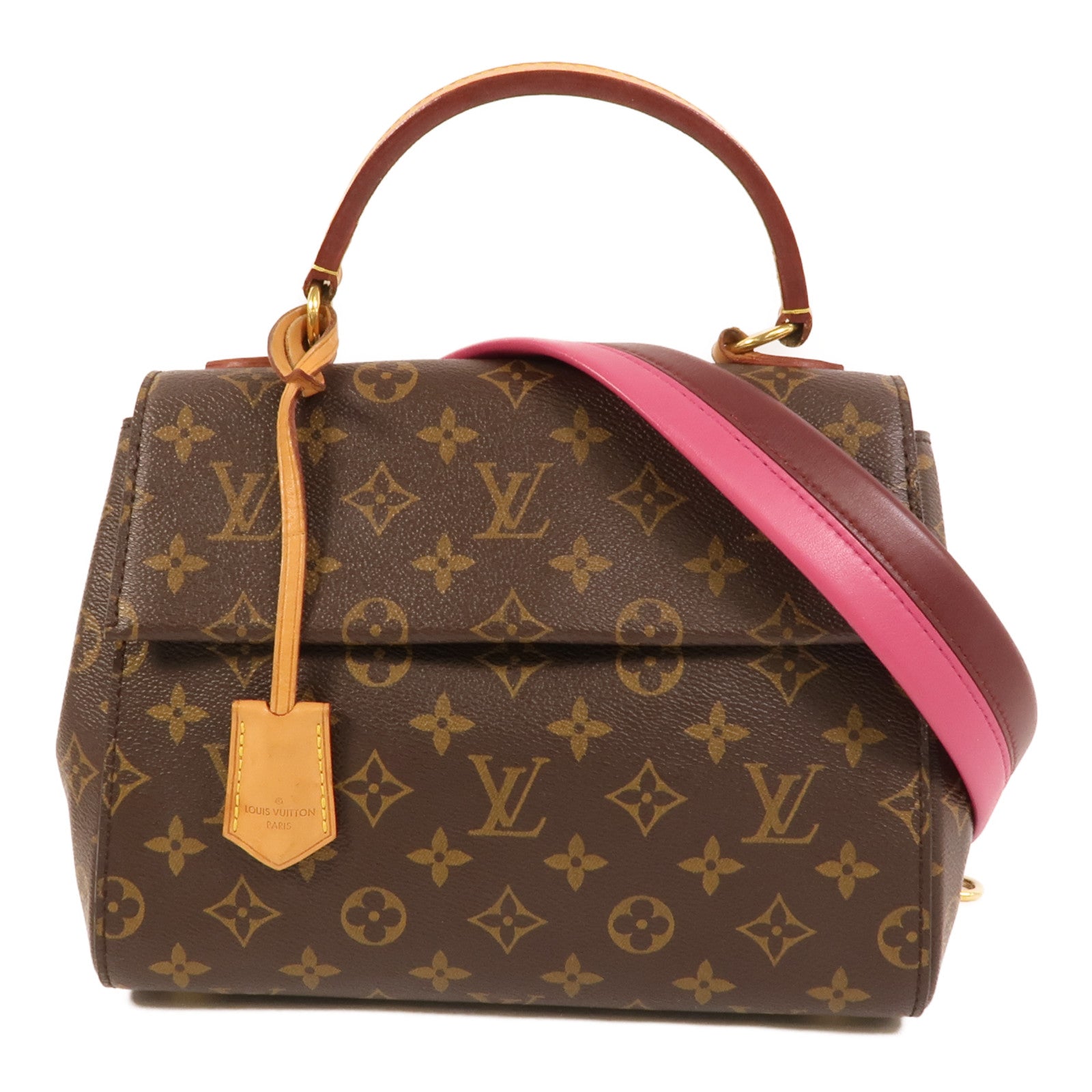 LOUIS VUITTON Monogram Cluny BB手挽肩背兩用袋