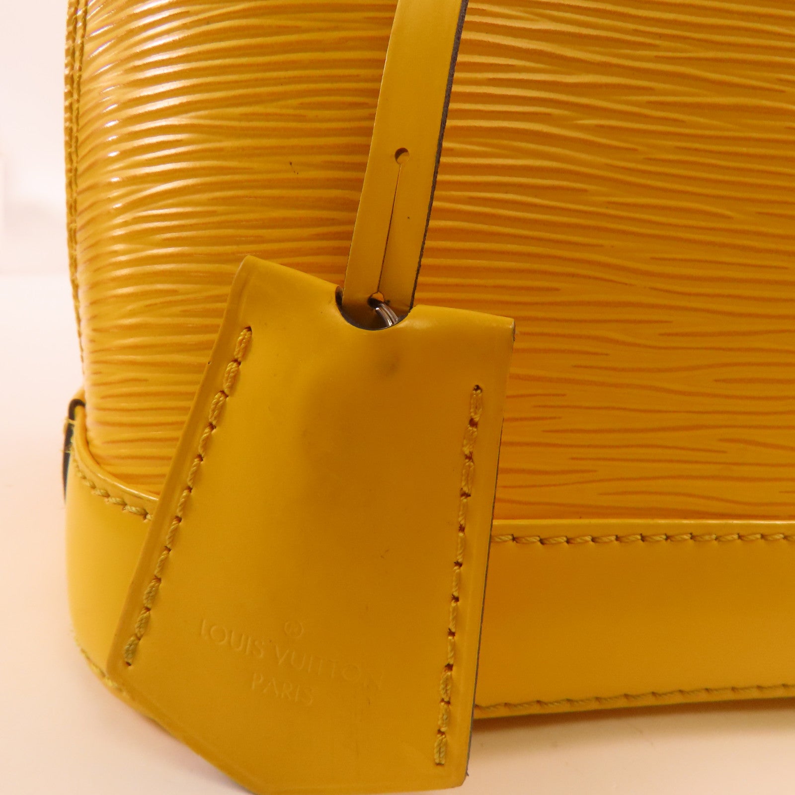 LOUIS VUITTON Epi Alma BB銀扣手挽肩背兩用袋