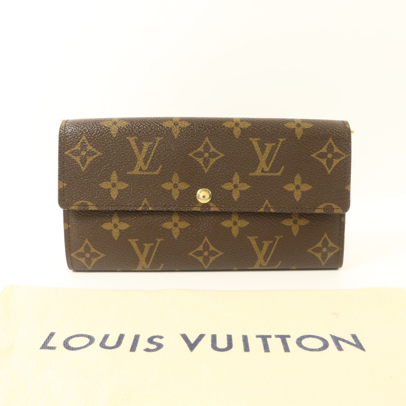 LOUIS VUITTON Monogram Sarah Wallet長錢包