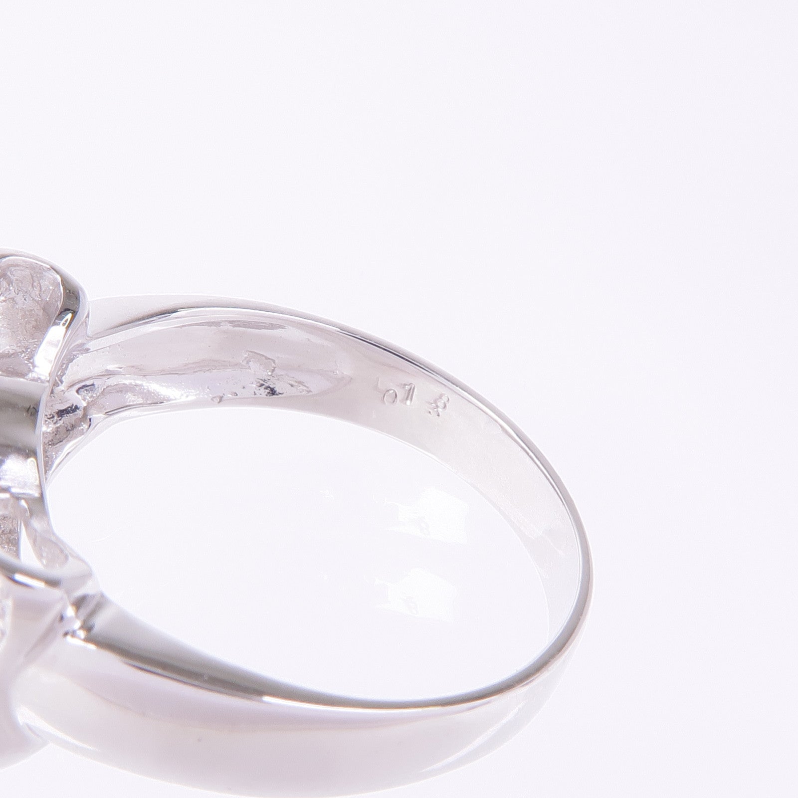 JEWELRY 【激減優惠】18K白金Diamond Ring鑽石戒指US#5.75