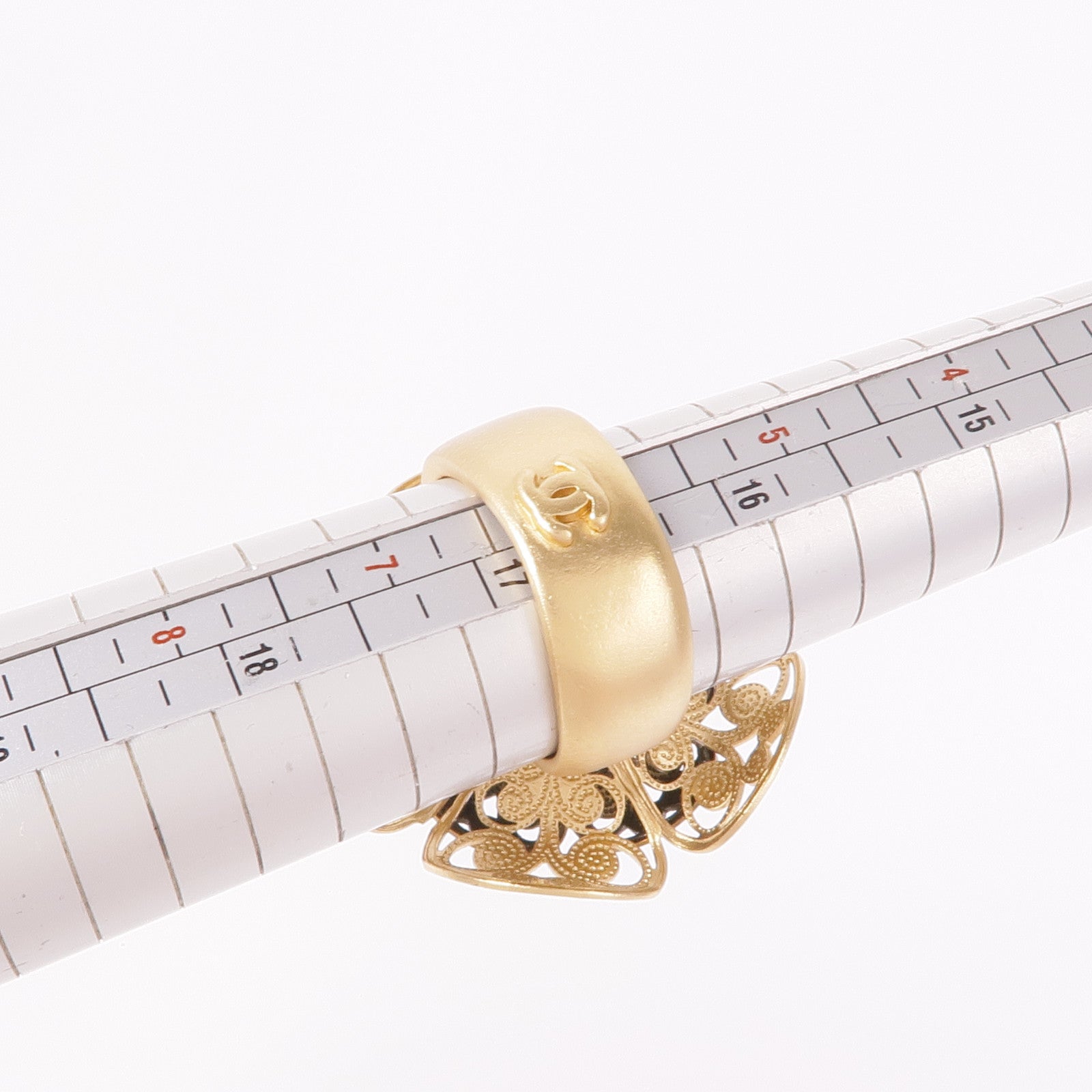 CHANEL 金屬Ring戒指US#6.25