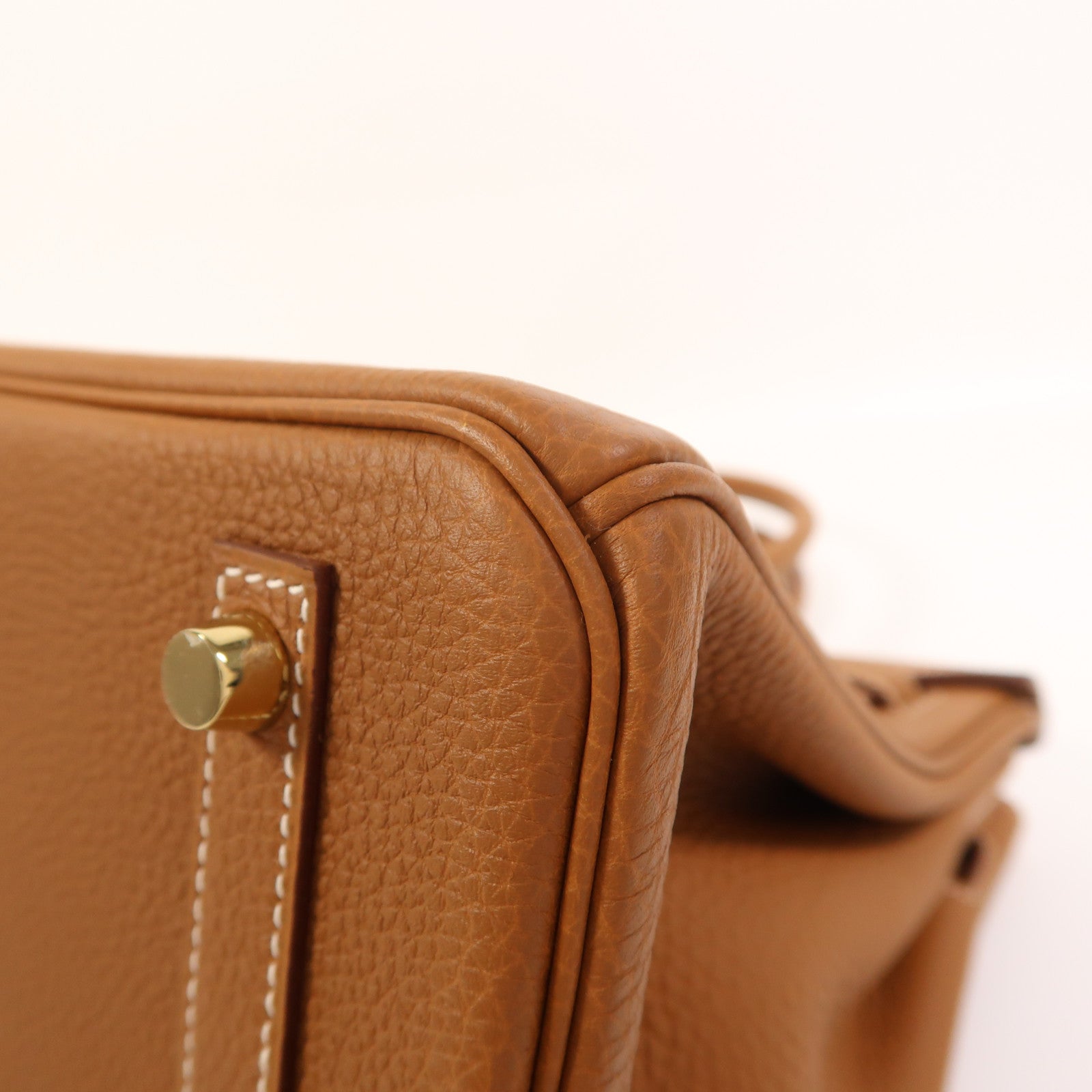 HERMES Togo皮革Birkin 30金扣手挽袋Gold