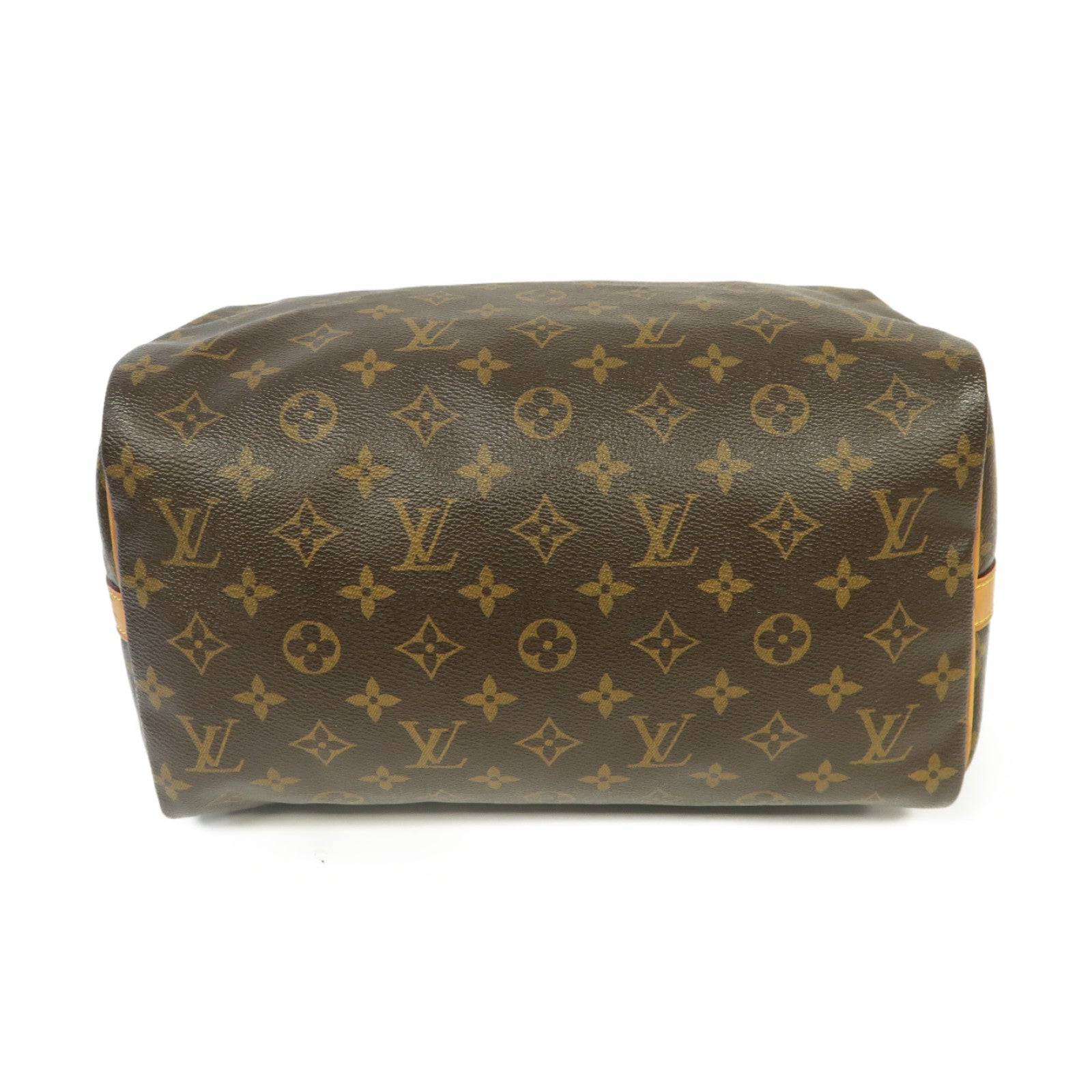 LOUIS VUITTON Monogram Speedy Bandouliere 30金扣手挽肩背兩用袋棕色