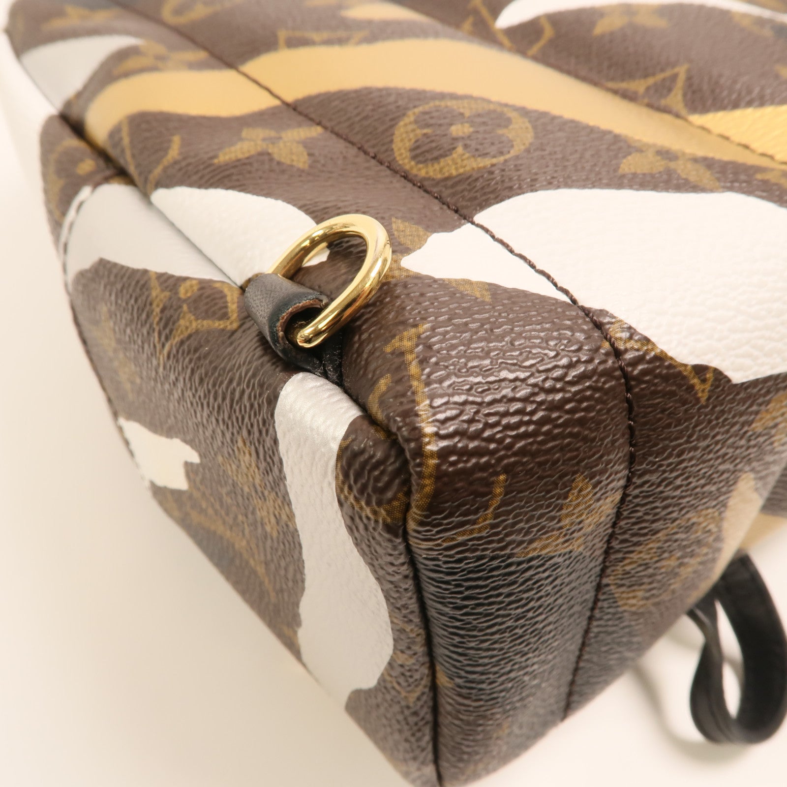 LOUIS VUITTON Monogram LVxLoL Palm Springs Backpack金扣背包