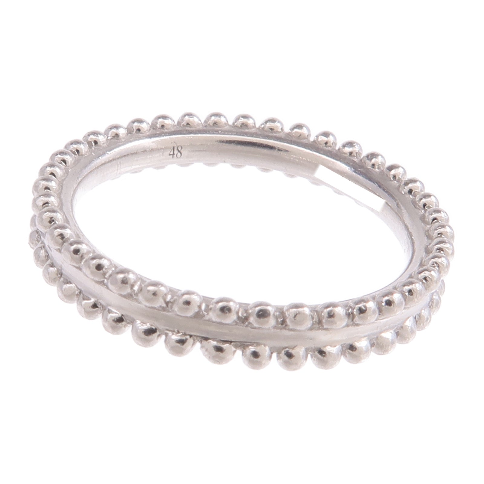 Van Cleef & Arpels PT950鉑金Estelle Ring戒指VCA#48/US#4.5