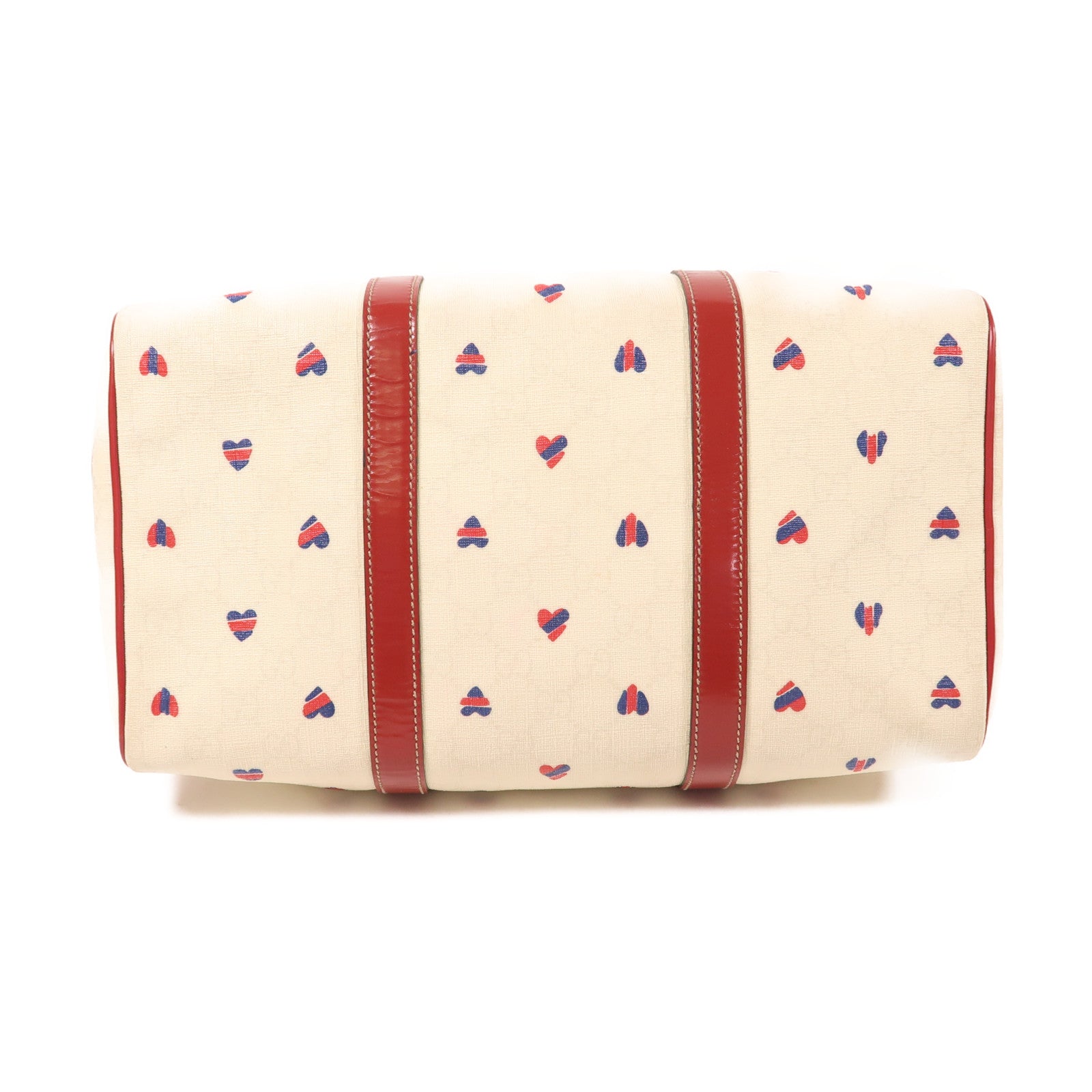 GUCCI 塗層帆布/牛皮皮革Hand Bag金扣手挽袋