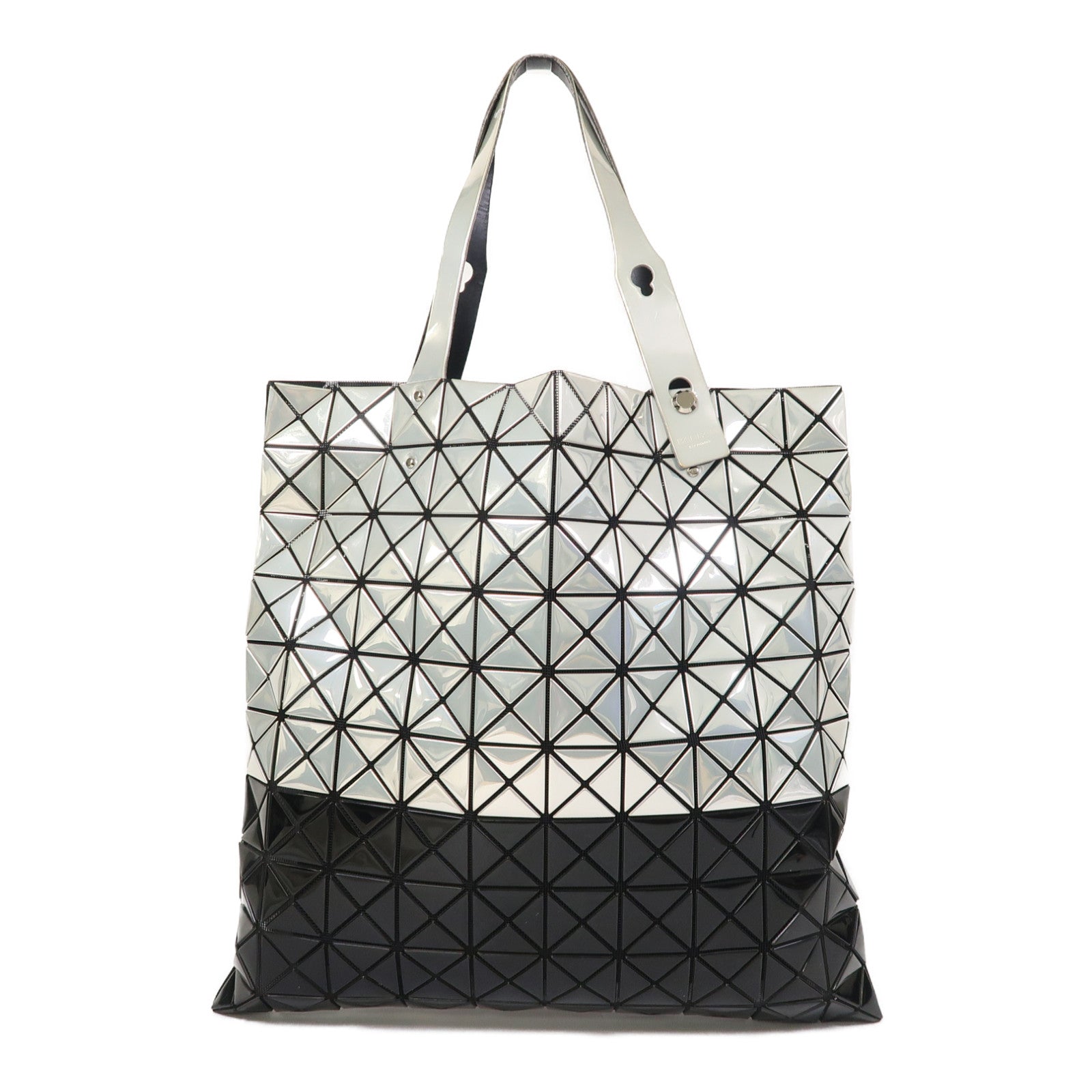 ISSEY MIYAKE PVC Tote Bag手挽肩背兩用袋黑色/銀色