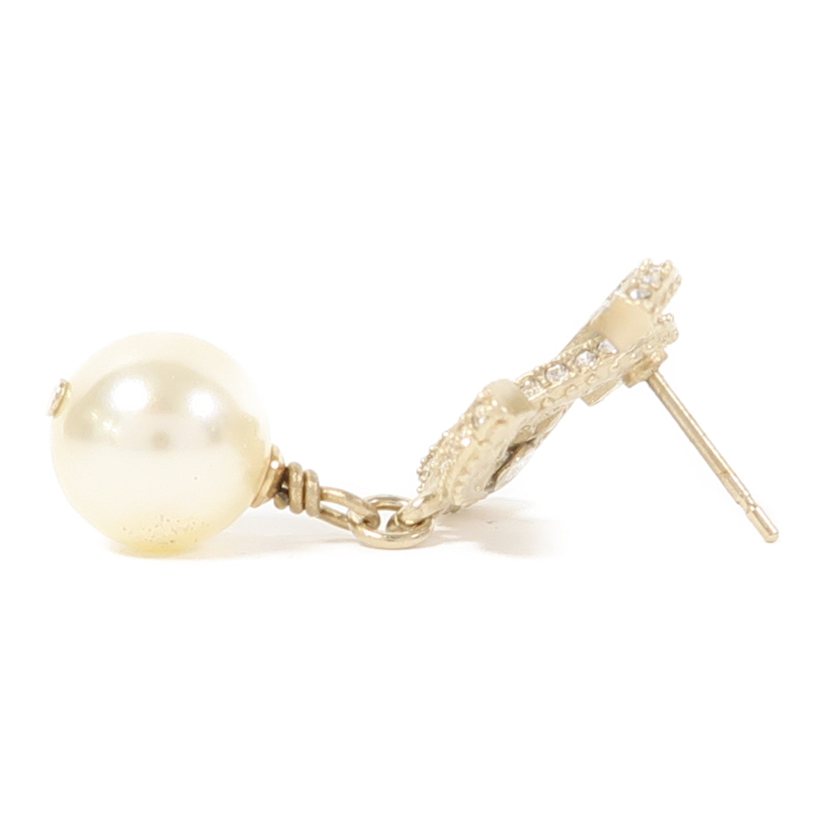 CHANEL 金屬Earrings耳環金色