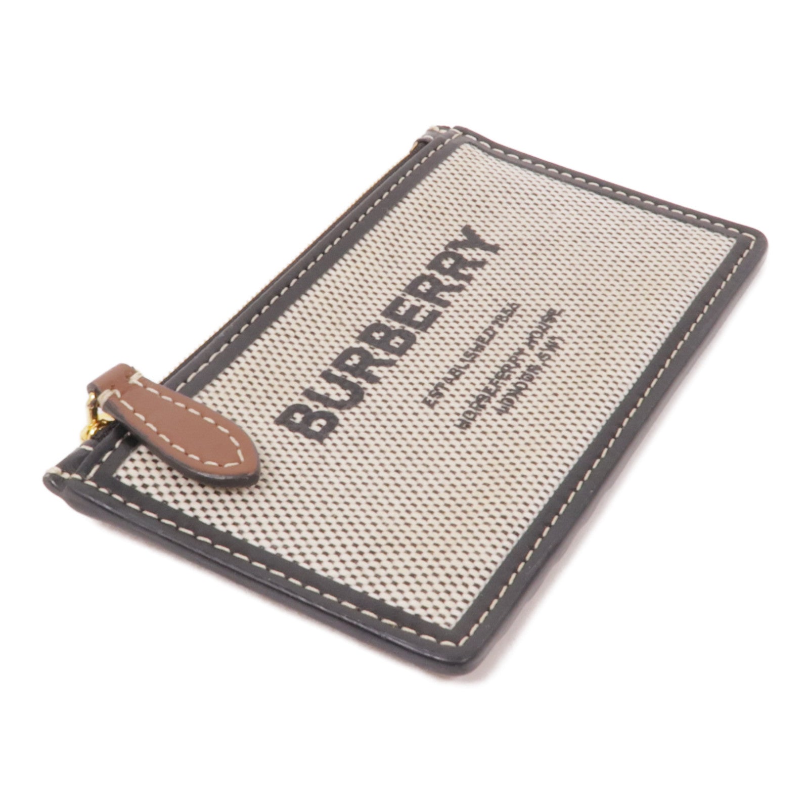 BURBERRY 帆布Card Case金扣卡片套