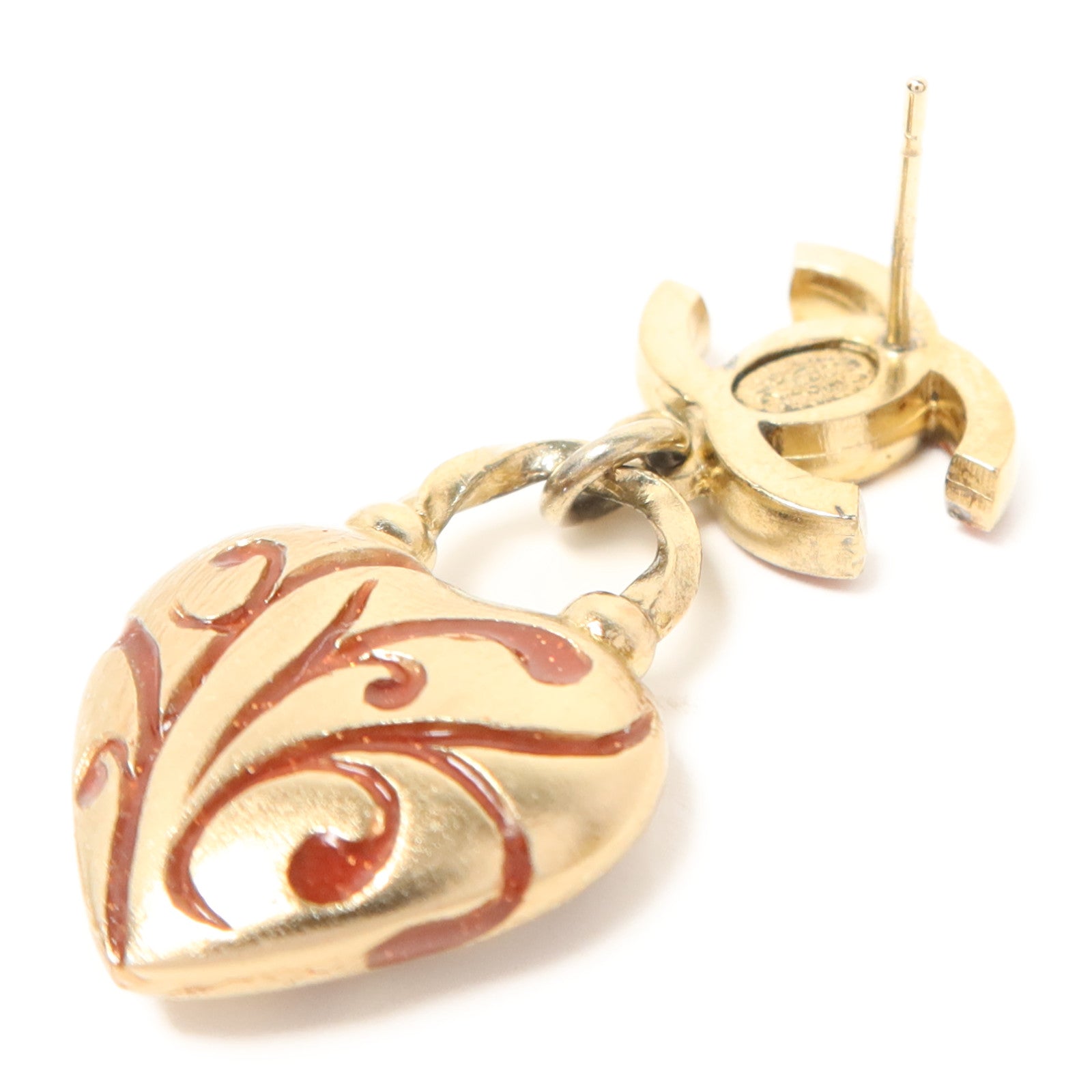 CHANEL 金屬Pierced Earrings耳環