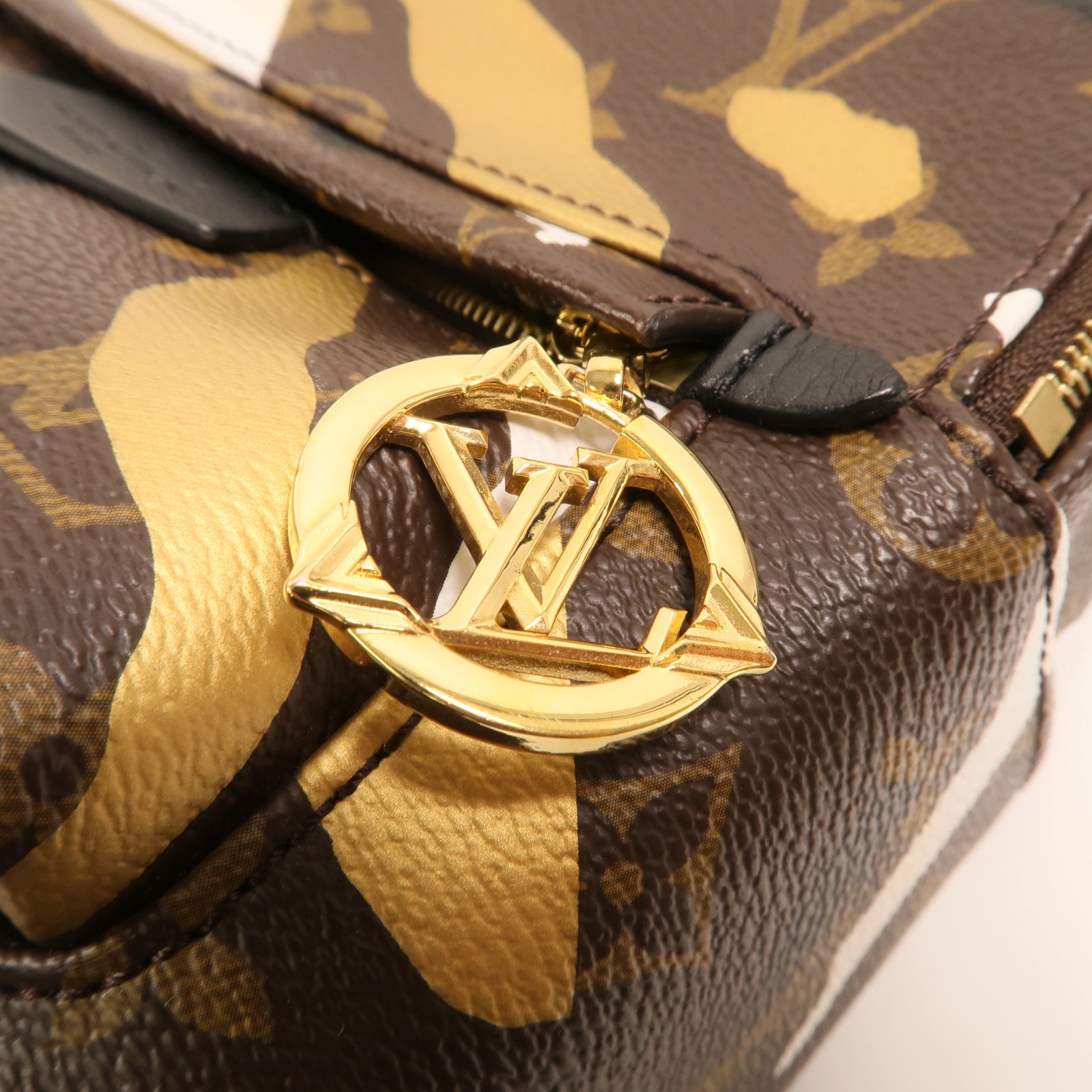 LOUIS VUITTON Monogram LVxLoL Palm Springs Backpack金扣背包