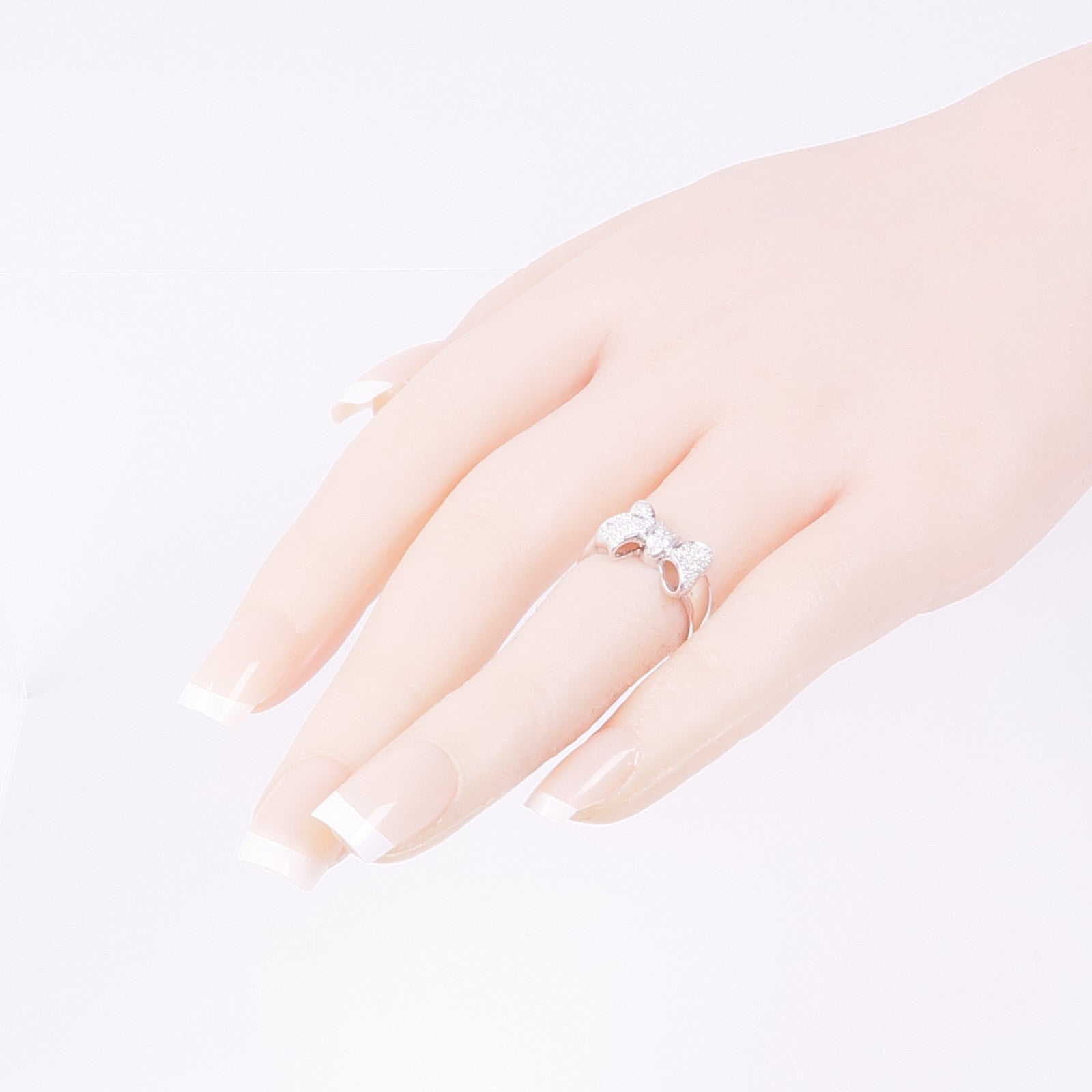 JEWELRY 【激減優惠】18K白金Diamond Ring鑽石戒指US#5.75