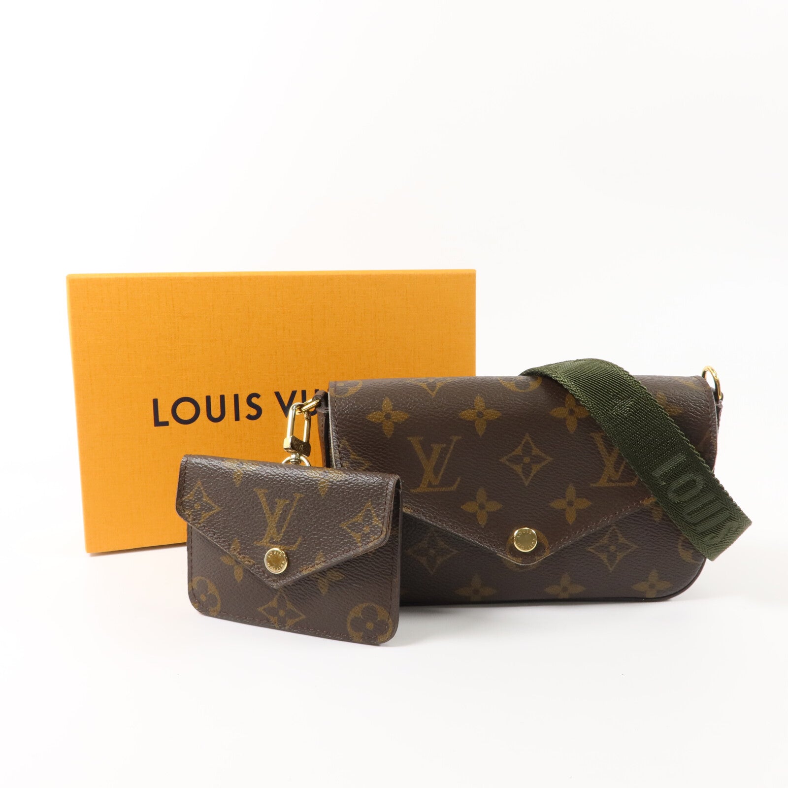 LOUIS VUITTON Monogram Felicie Strap & Go肩背袋