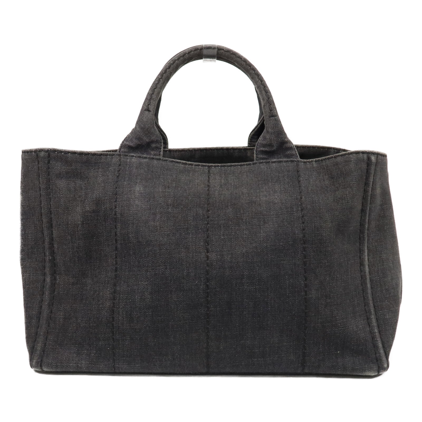 PRADA 牛仔布Canapa手挽袋