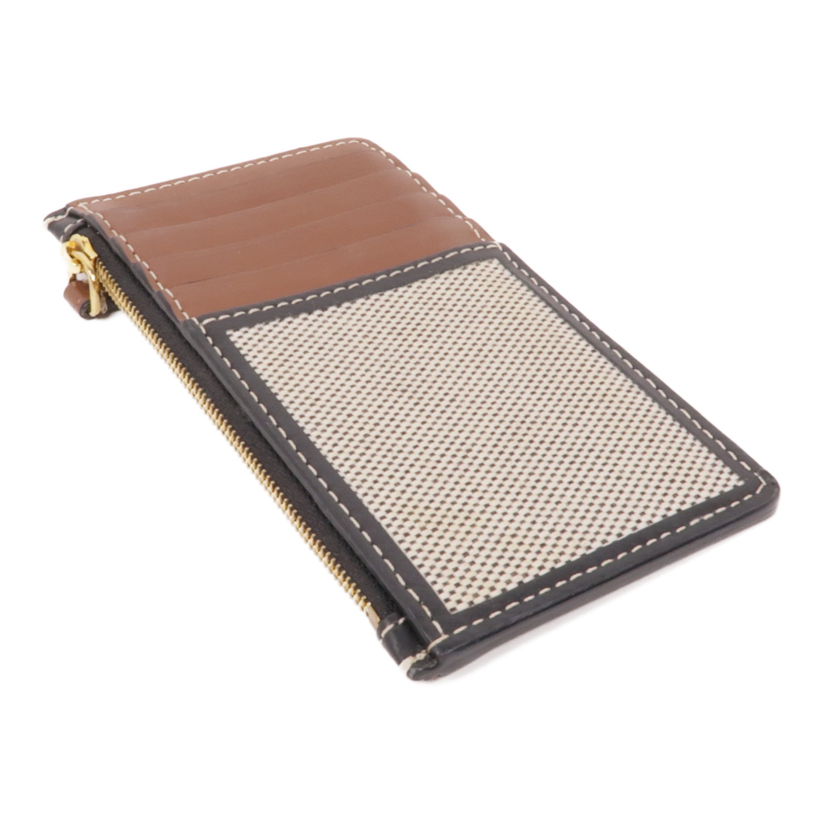 BURBERRY 帆布Card Case金扣卡片套