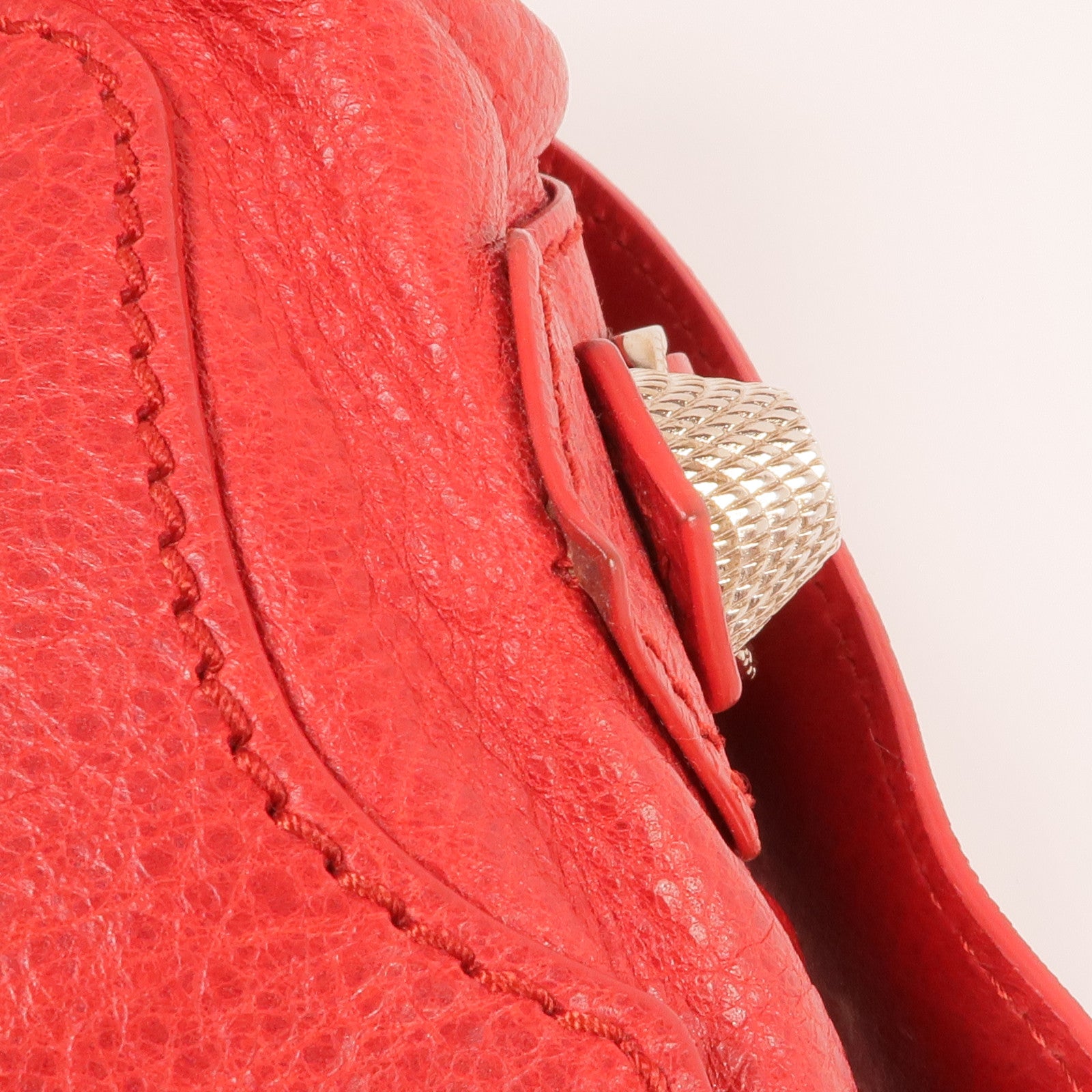 BALENCIAGA 牛皮皮革Giant City Bag銀扣手挽肩背兩用袋