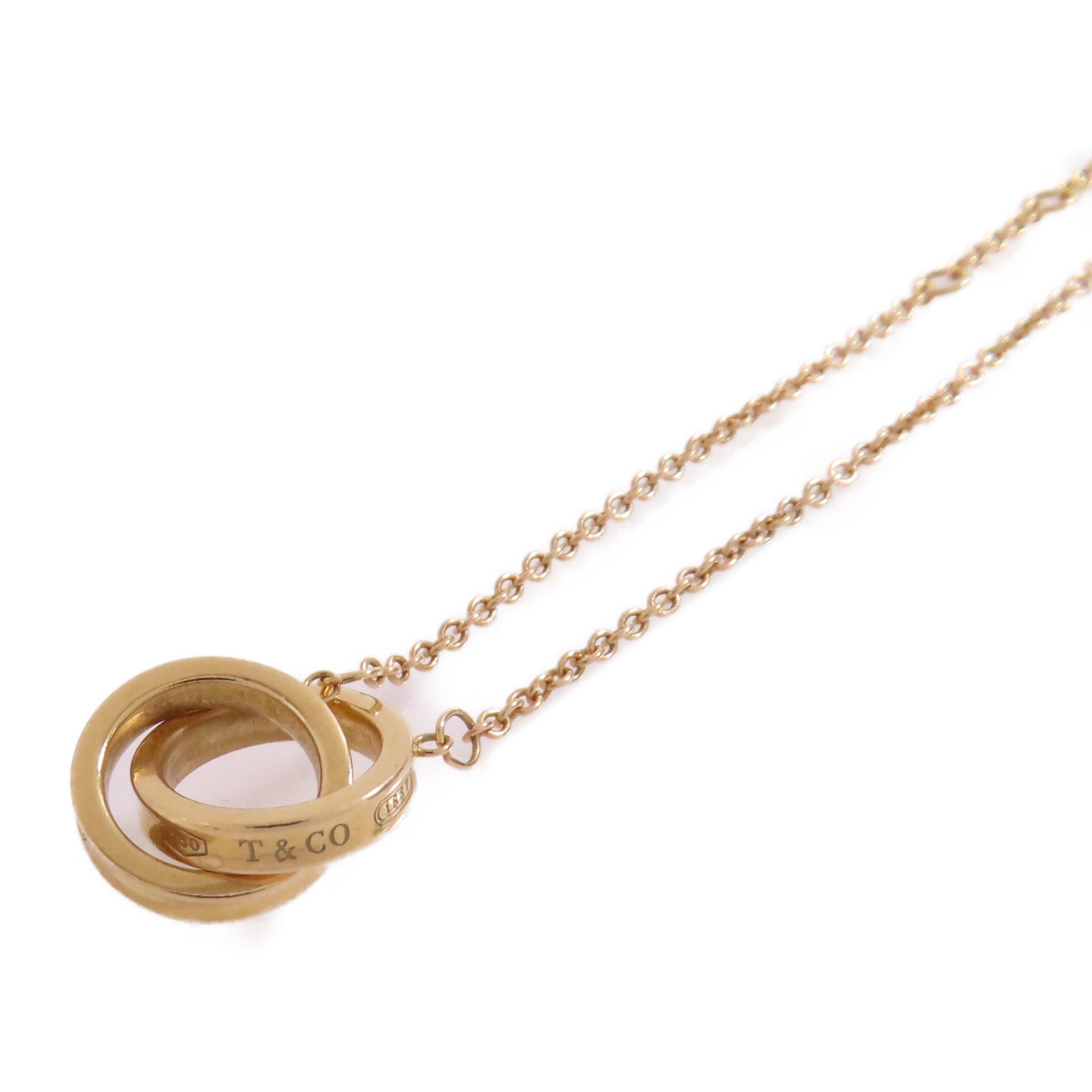 TIFFANY＆CO 【激減優惠】18K玫瑰金Interlocking Circle Chain Bracelet手鏈