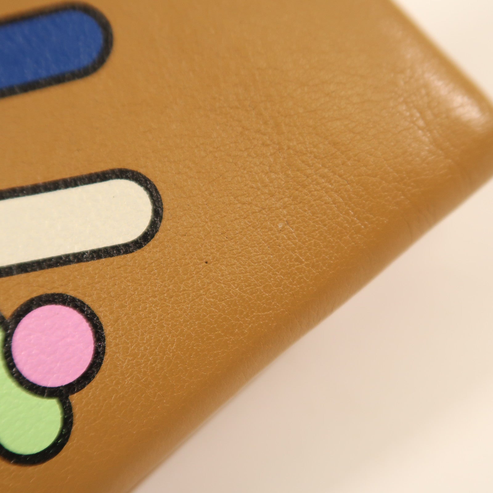 HERMES GHW Calvi Card Case Swift Leather Stamp U 4B Biscuit