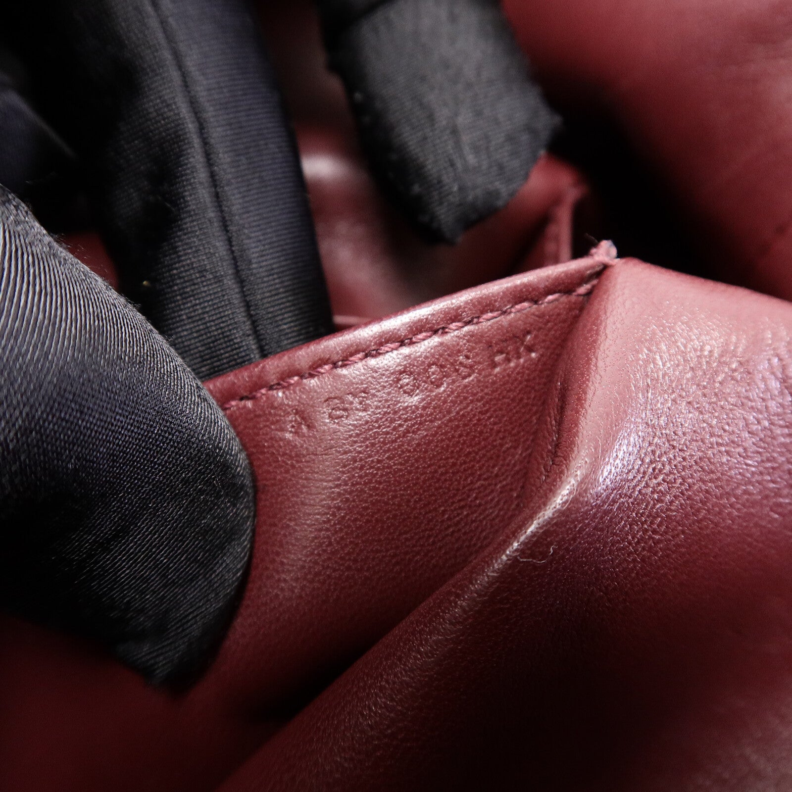 HERMES Evercolor皮革Tool Box 20手挽肩背兩用袋Dark Red