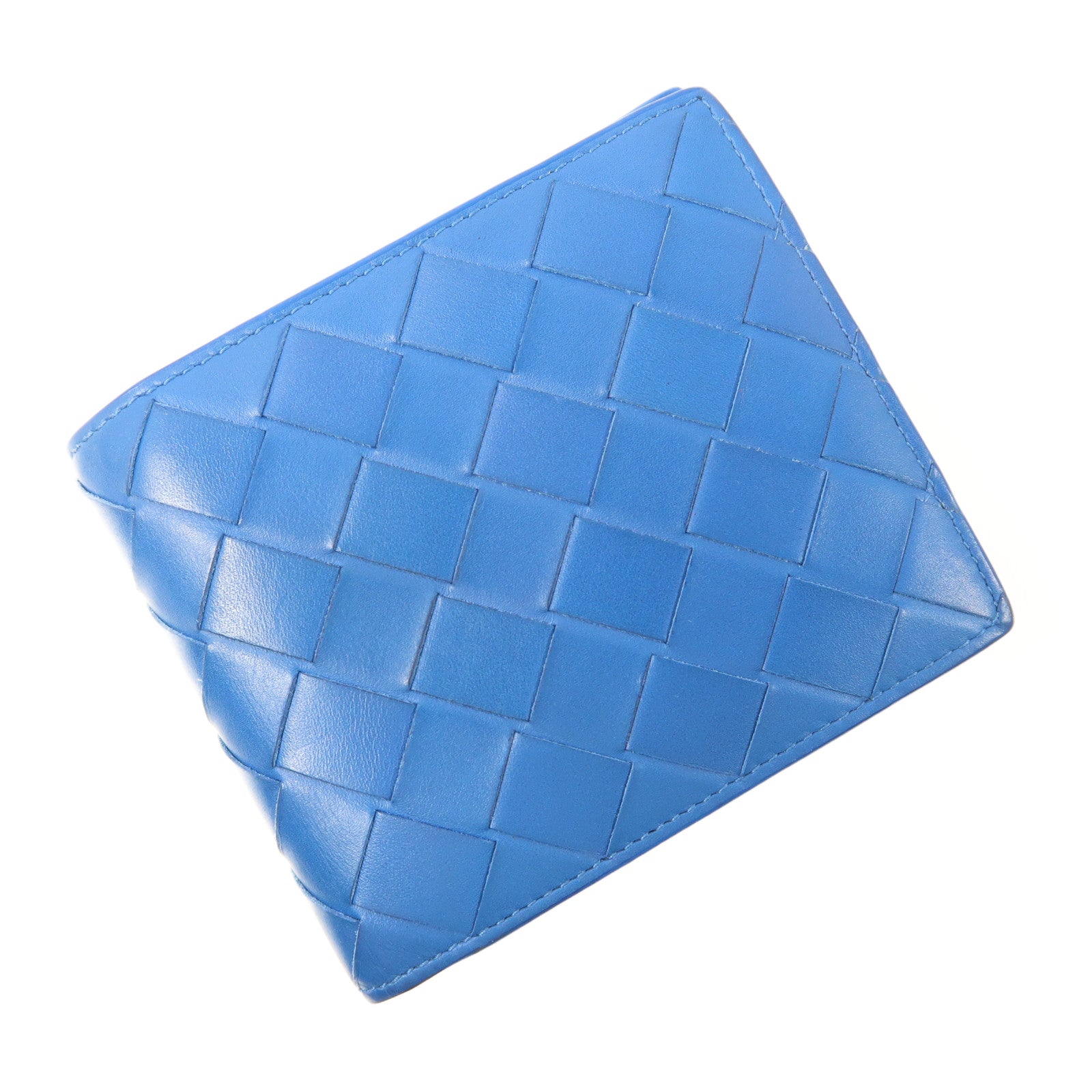 BOTTEGA VENETA 【激減優惠】皮革Wallet錢包藍色