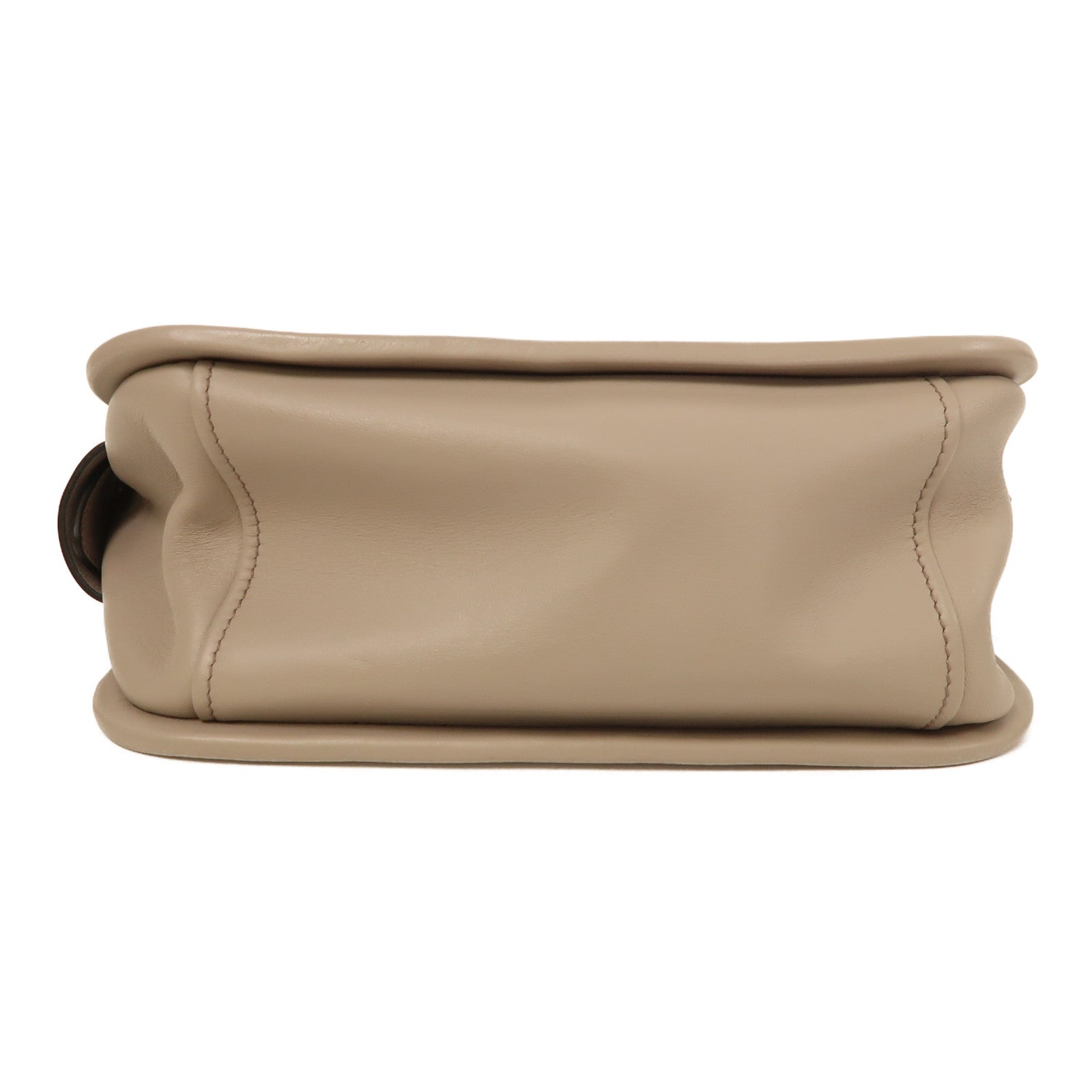 PRADA 牛皮皮革Etiquette Bag銀扣肩背袋