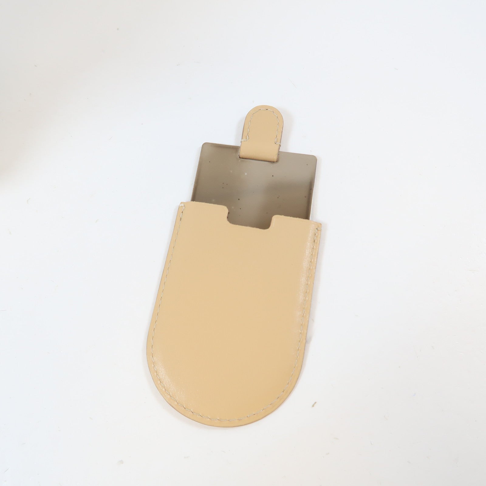 SELECTION 【激減優惠】牛皮皮革Shoulder Bag銀扣手挽肩背兩用袋白色