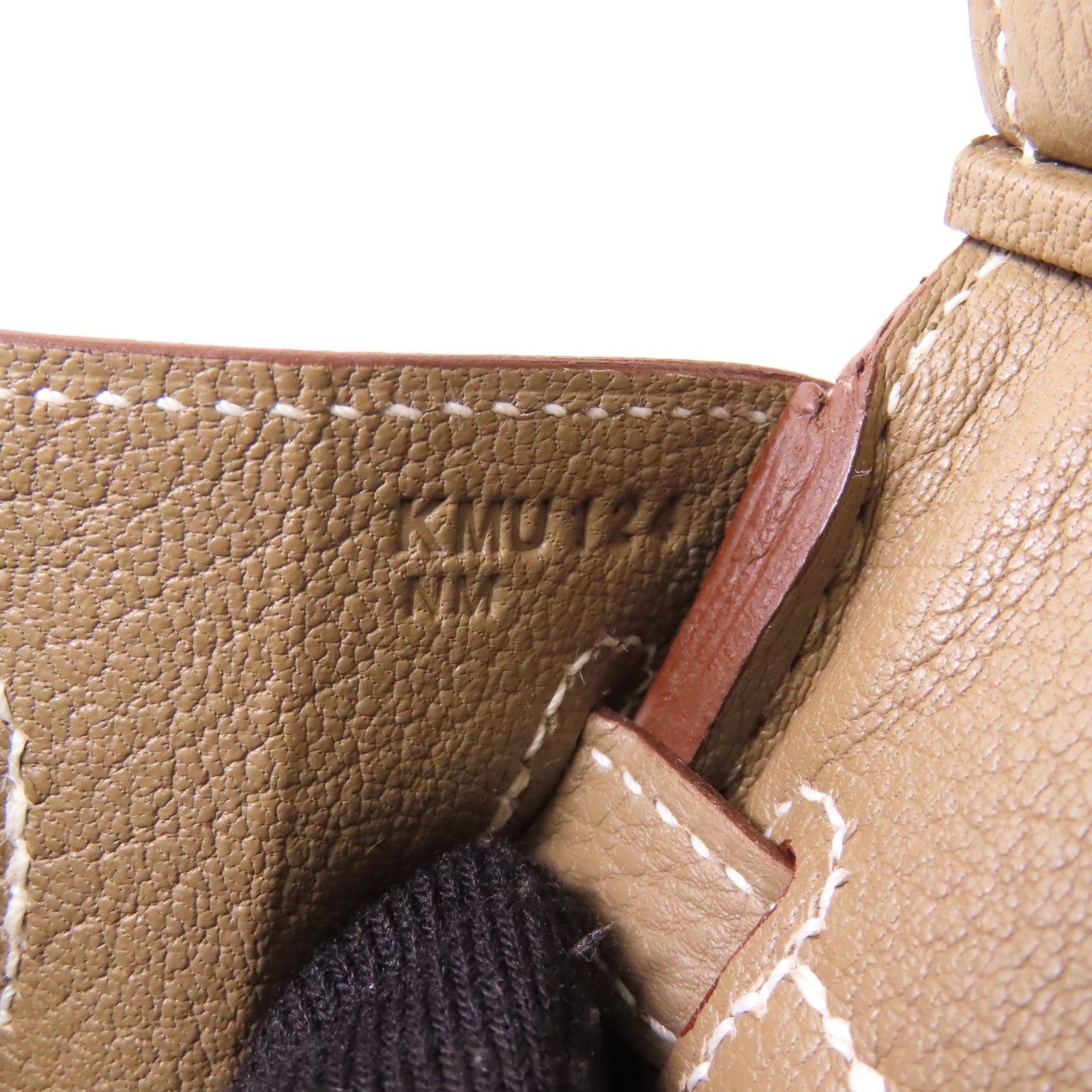 HERMES 【激減優惠】Clemence皮革Birkin 25金扣手挽袋18 Etoupe