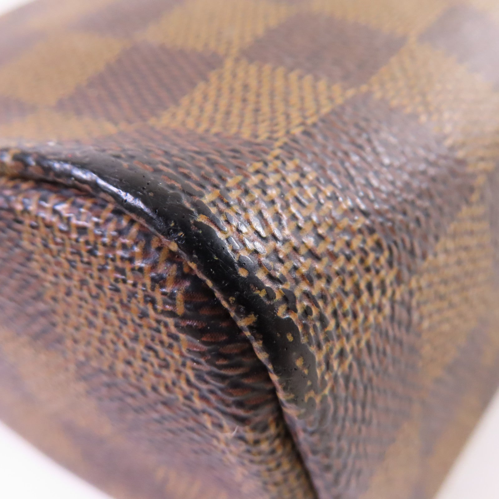 LOUIS VUITTON Damier Ebene Olav PM Shoulder Bag金扣肩背袋啡色