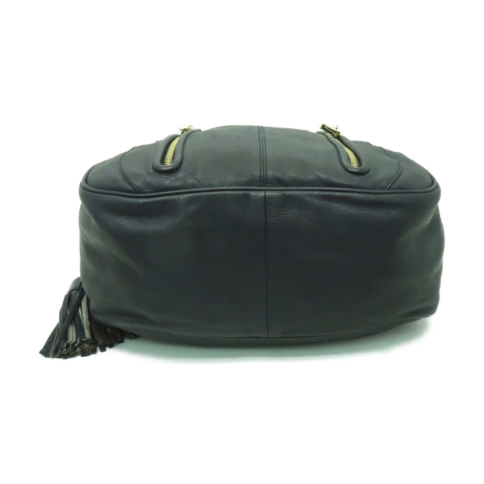 SEE BY CHLOE 【清倉大減價】牛皮皮革Shoulder Bag金扣肩背袋黒色